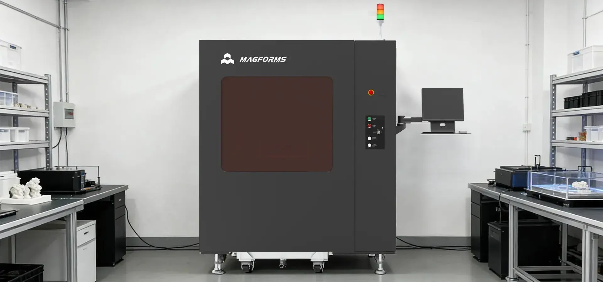 Magforms industrial SLA 3D printer designed for high-precision manufacturing