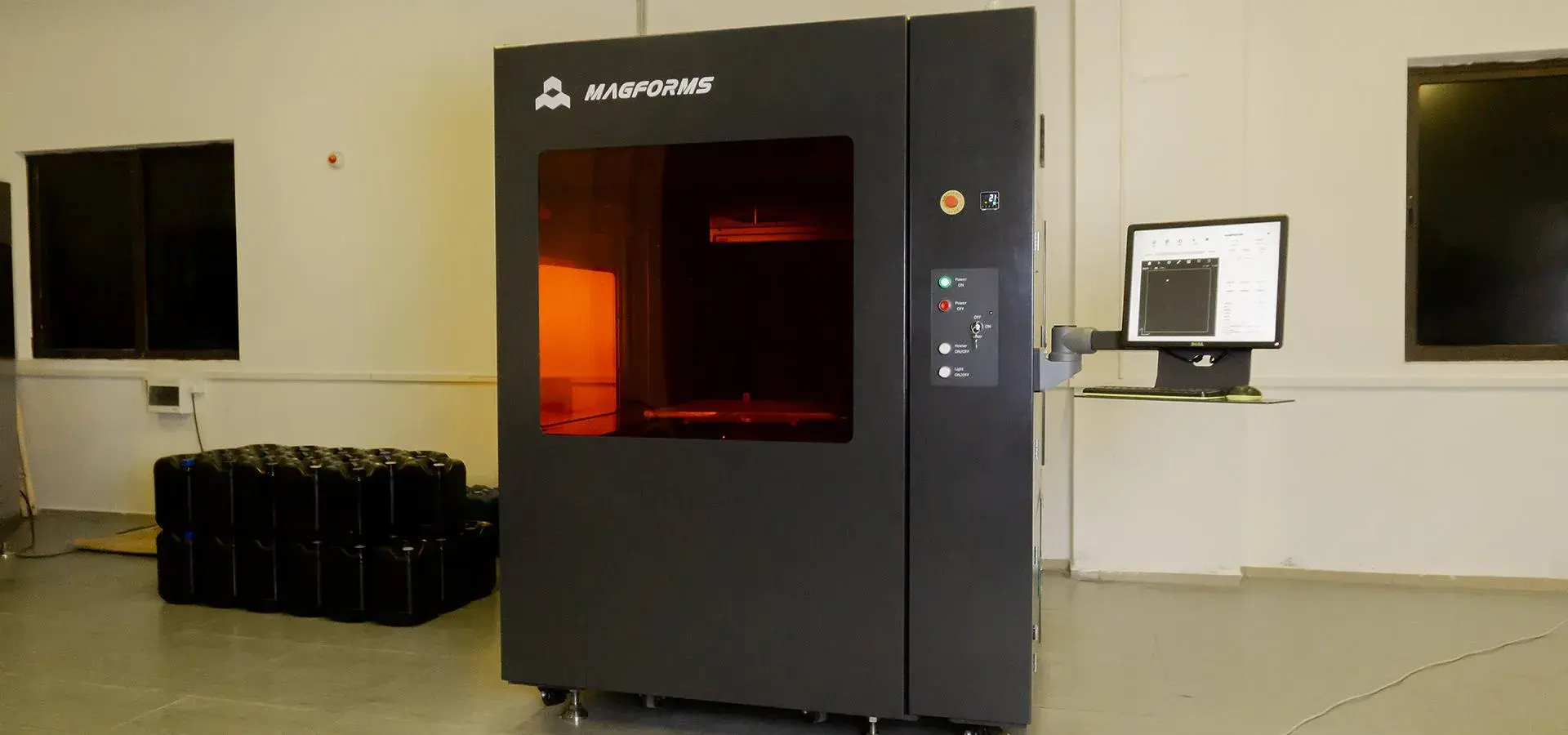 Magforms industrial 3D printer system for advanced manufacturing applications Magforms industrial 3D printer system for advanced manufacturing applications