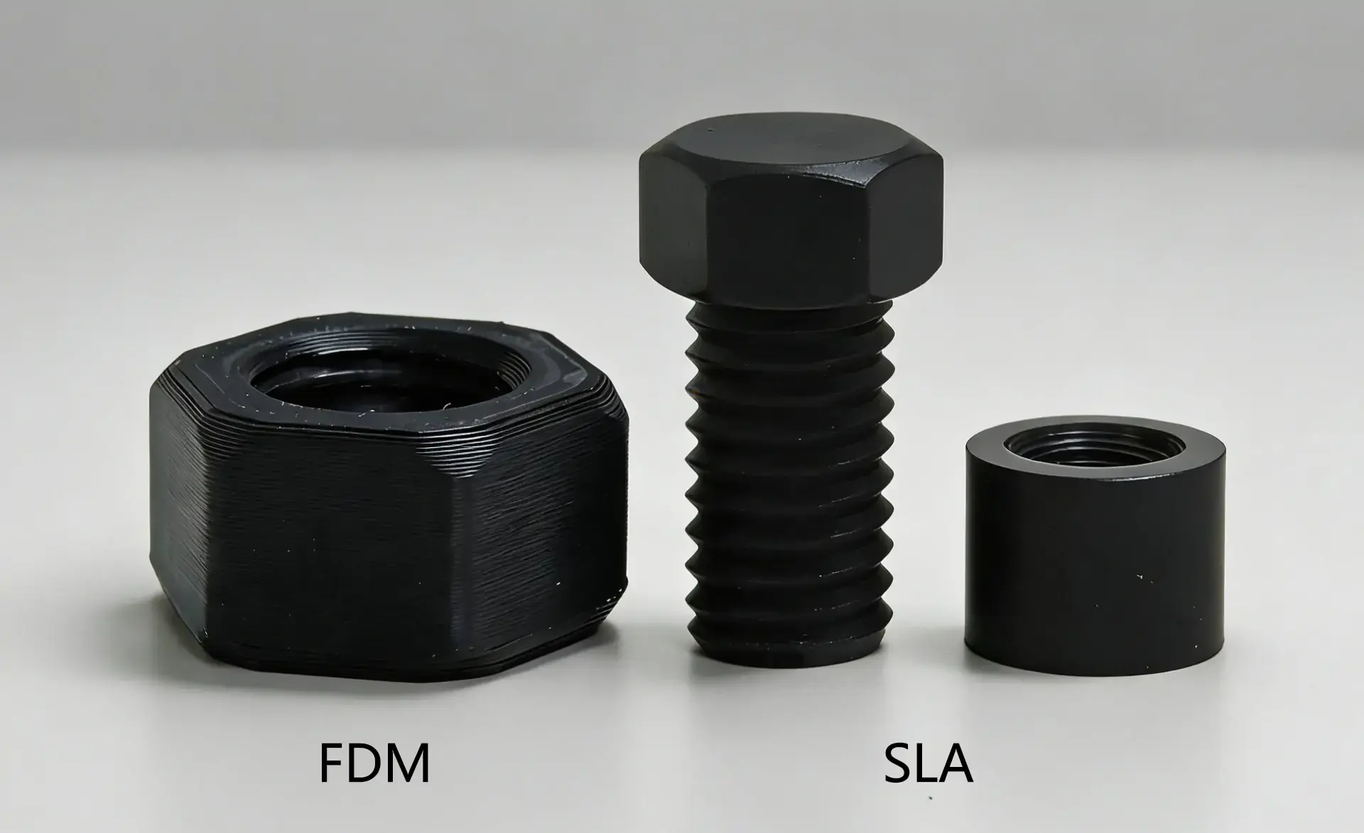 Surface finish and dimensional accuracy comparison between SLA and FDM 3D printed parts