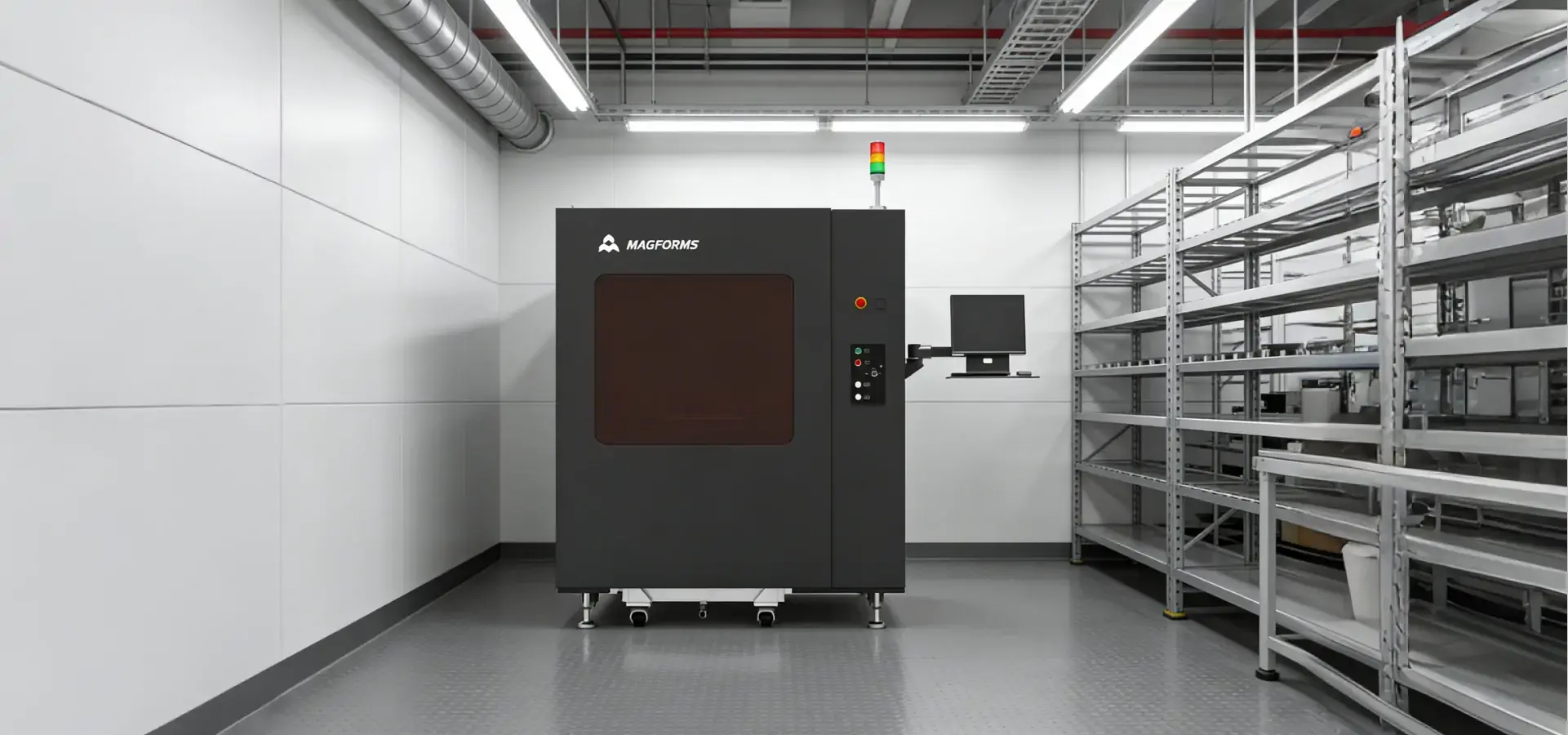 Industrial big format SLA 3D printer hardware architecture and heated resin vat