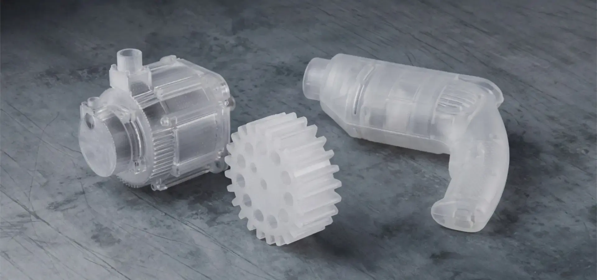 Complex industrial components manufactured with Chinese SLA 3D printing technology Complex industrial components manufactured with Chinese SLA 3D printing technology