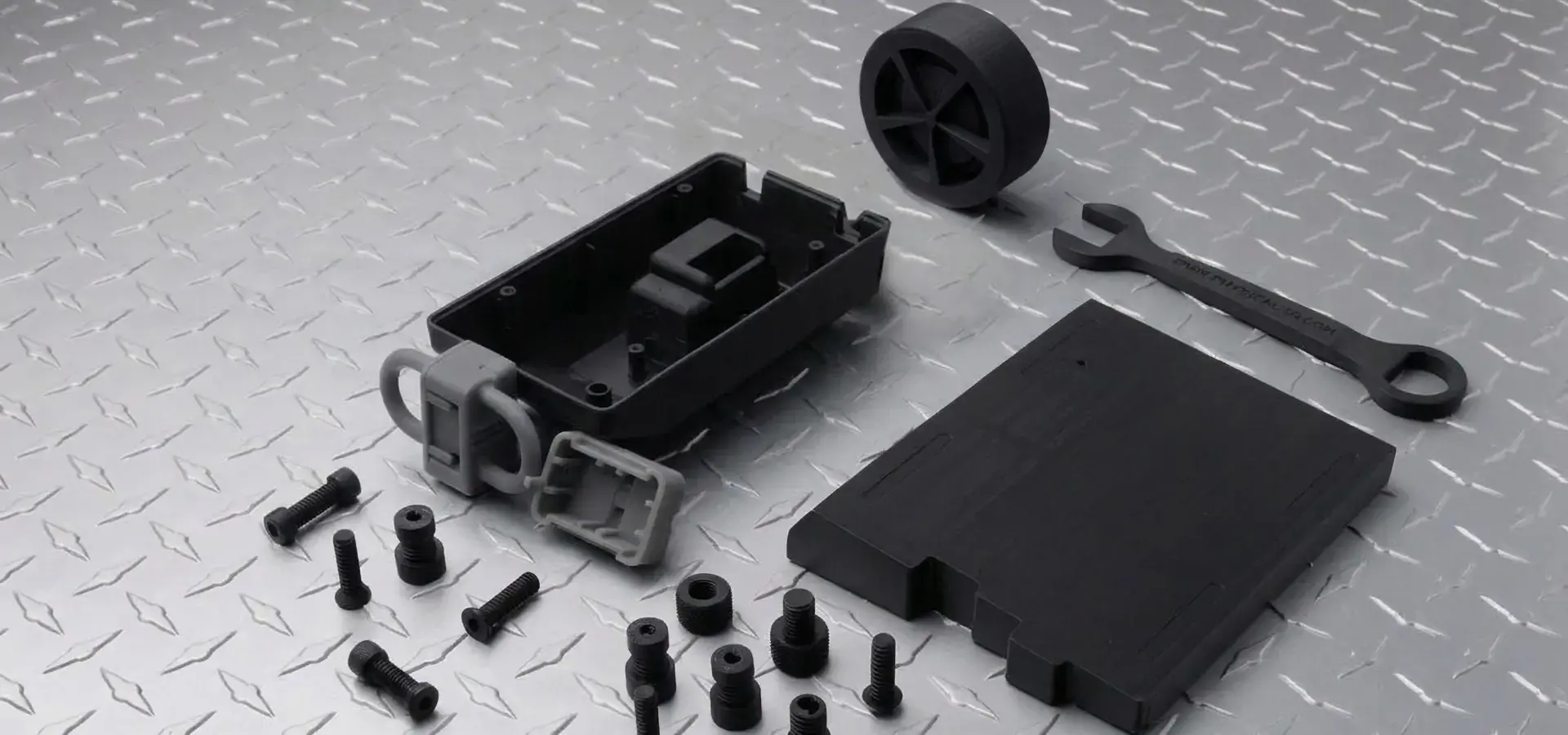 Functional engineering parts produced with SLA printer using high strength resin Functional engineering parts produced with SLA printer using high strength resin