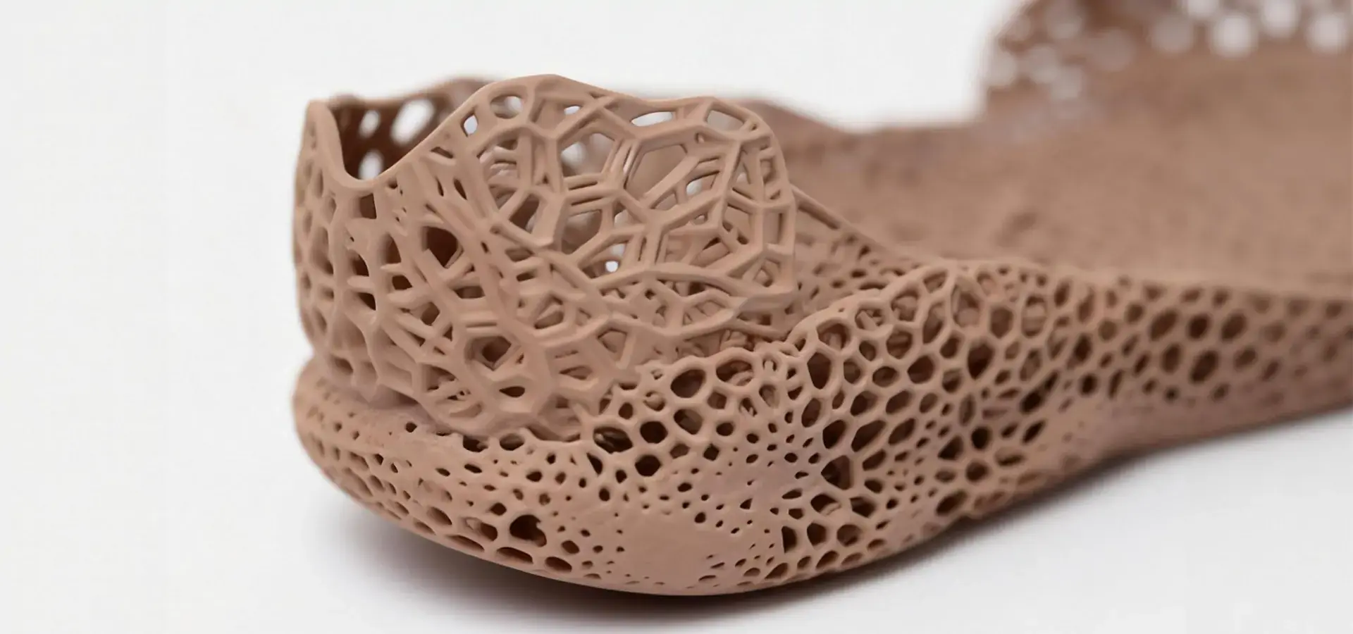 high precision industrial 3D printer producing detailed component