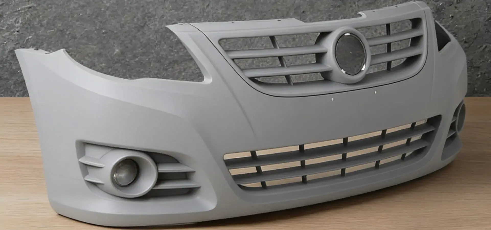 Automotive prototype produced with industrial SLA 3D printing technology Automotive prototype produced with industrial SLA 3D printing technology