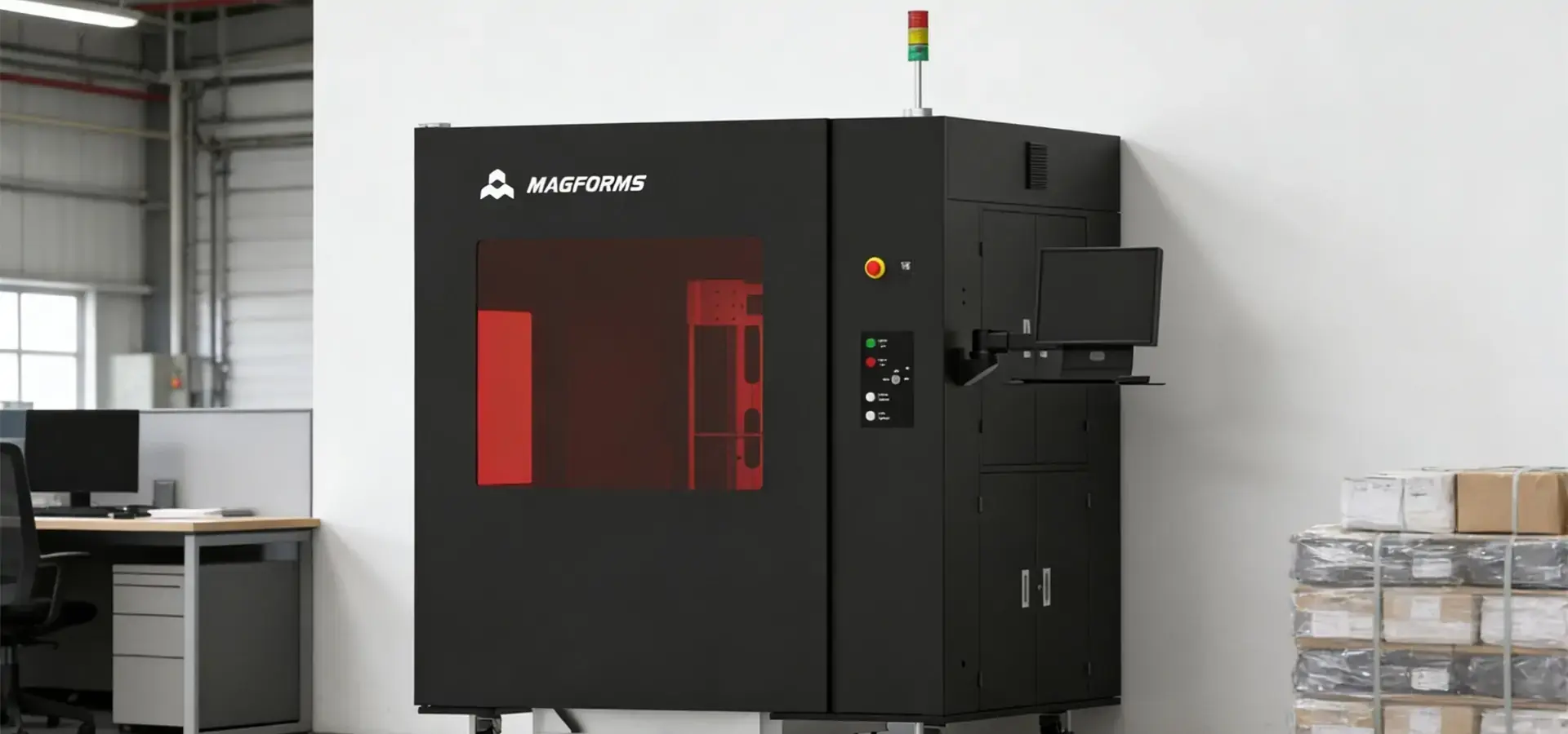 Magforms industrial SLA 3D printer for professional manufacturing Magforms industrial SLA 3D printer for professional manufacturing