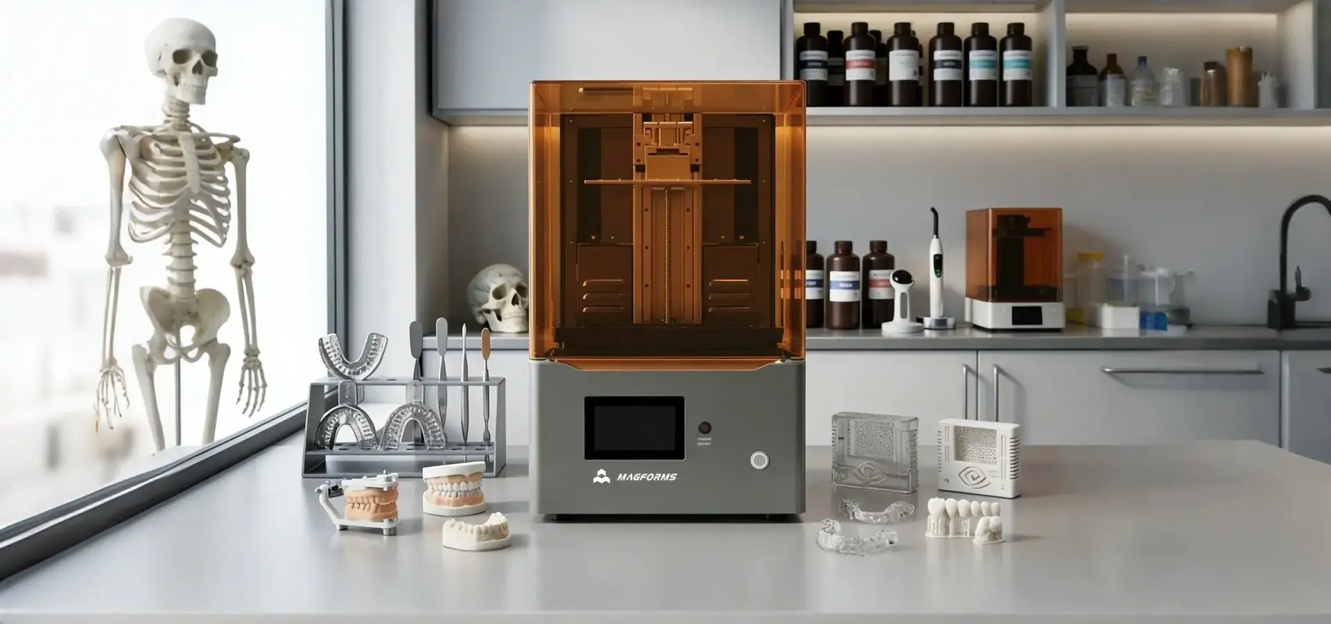 Resin printer used in professional prototyping workflow