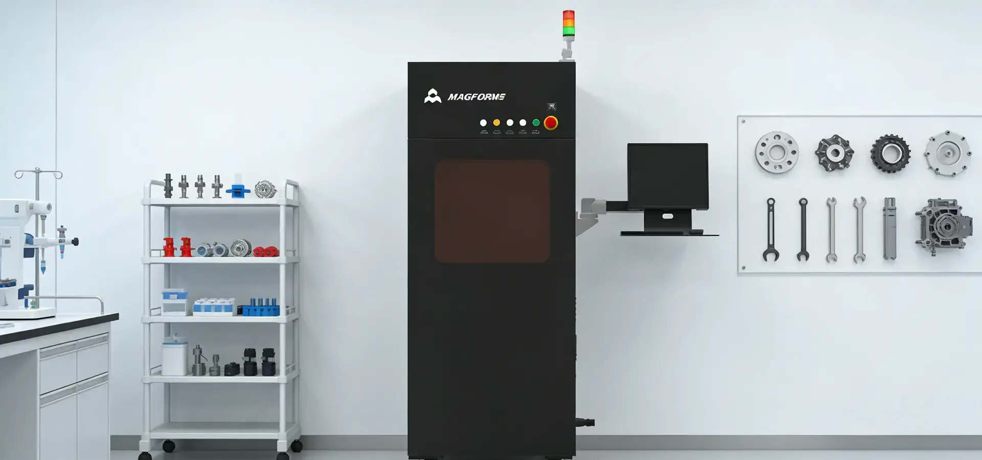 Magforms industrial resin printer with high precision SLA technology