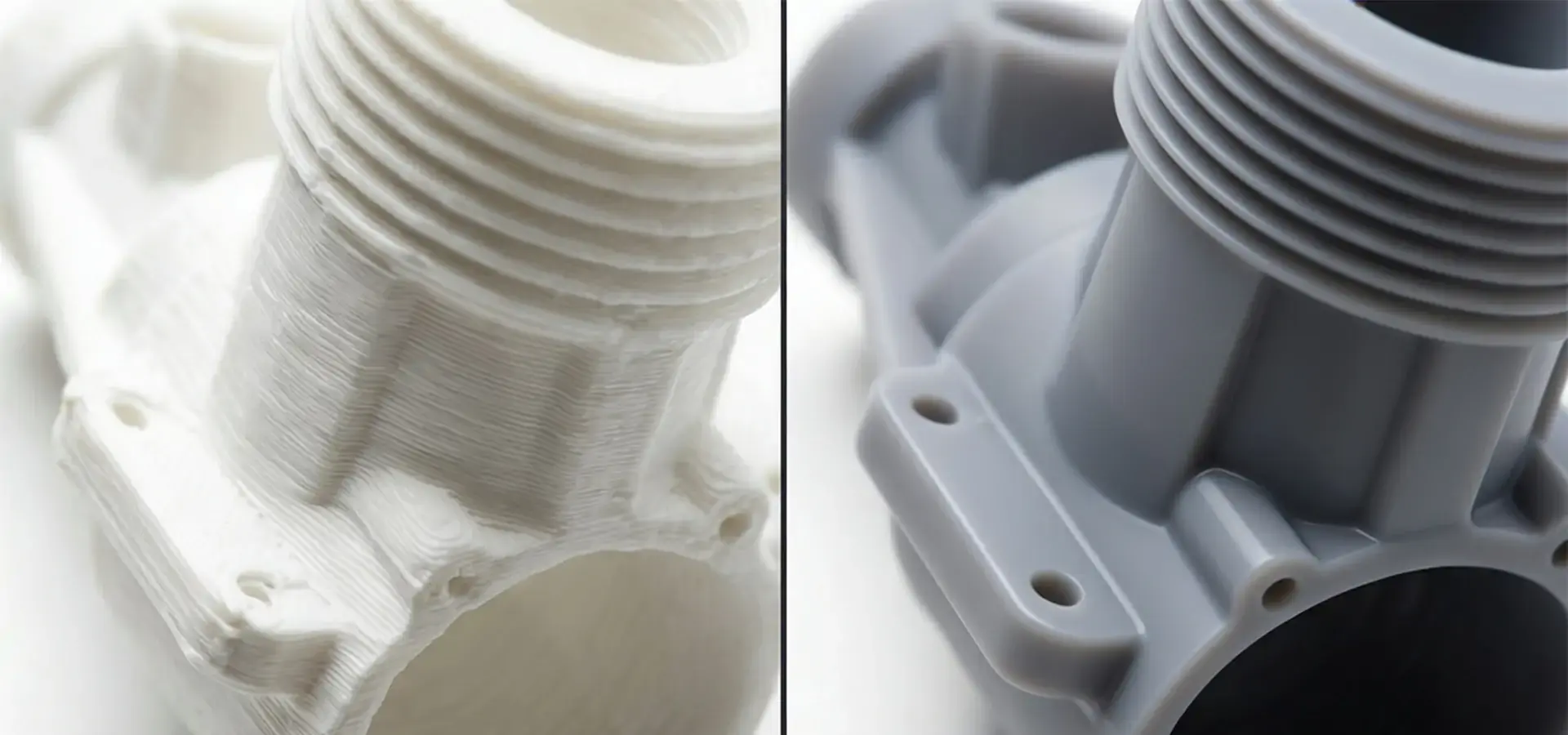 Surface finish comparison between SLA printer and FDM 3D printing technology