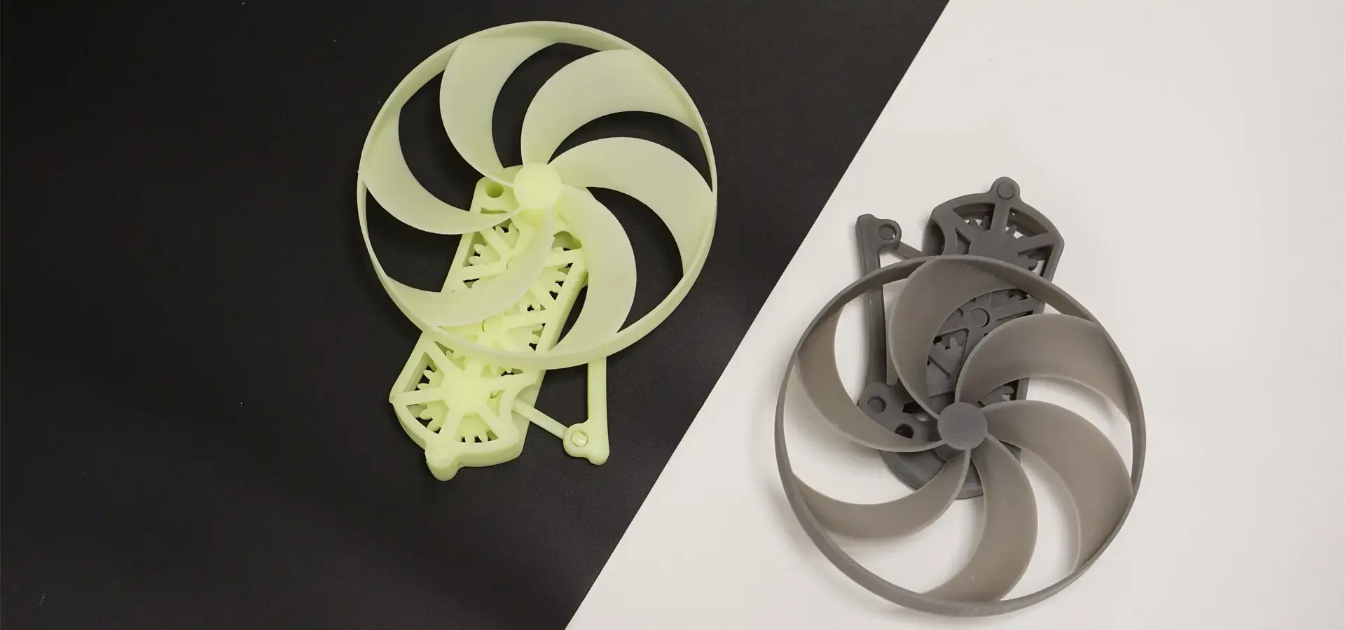 High precision parts produced by big format SLA 3D printer