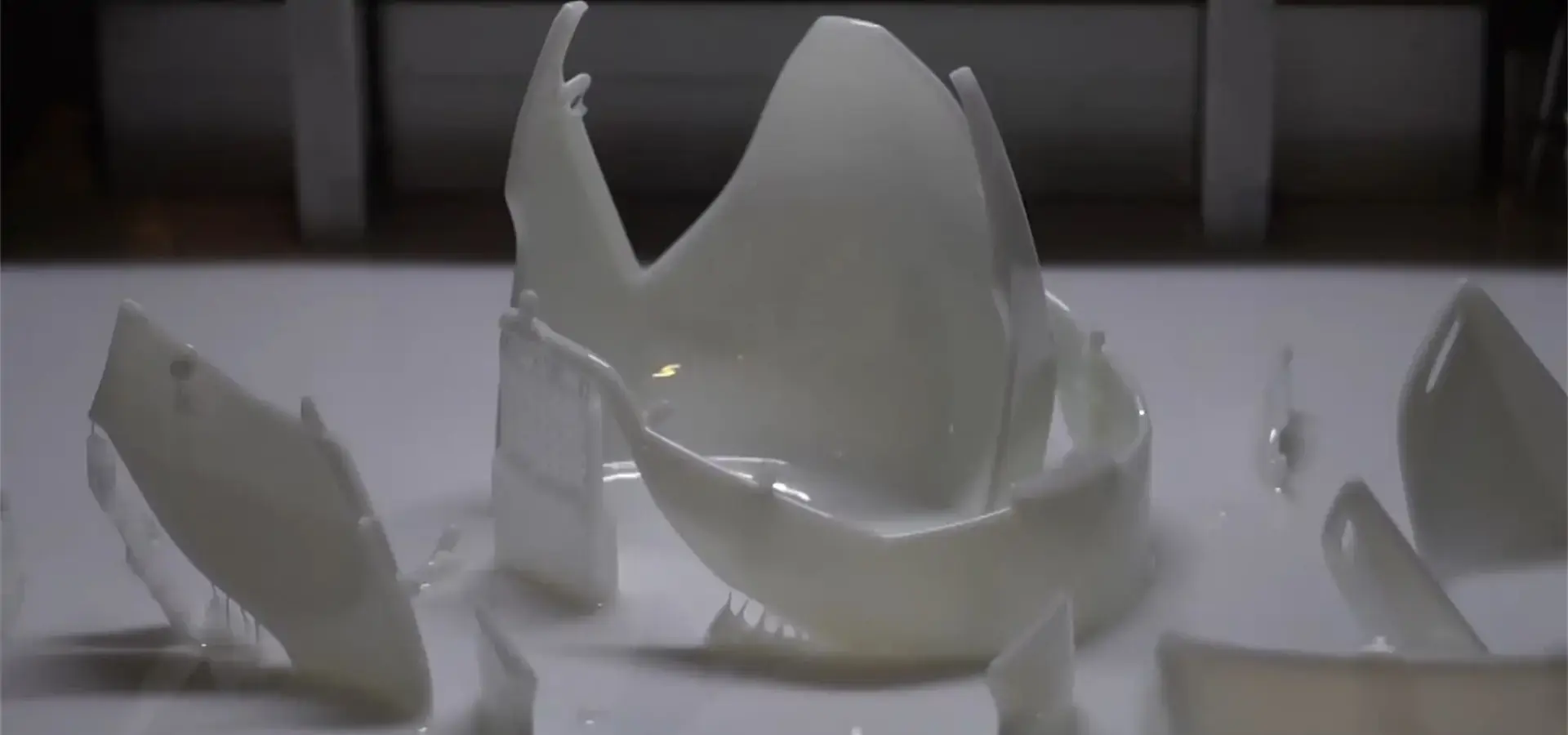 Industrial SLA 3D Printer curing resin during high-precision manufacturing