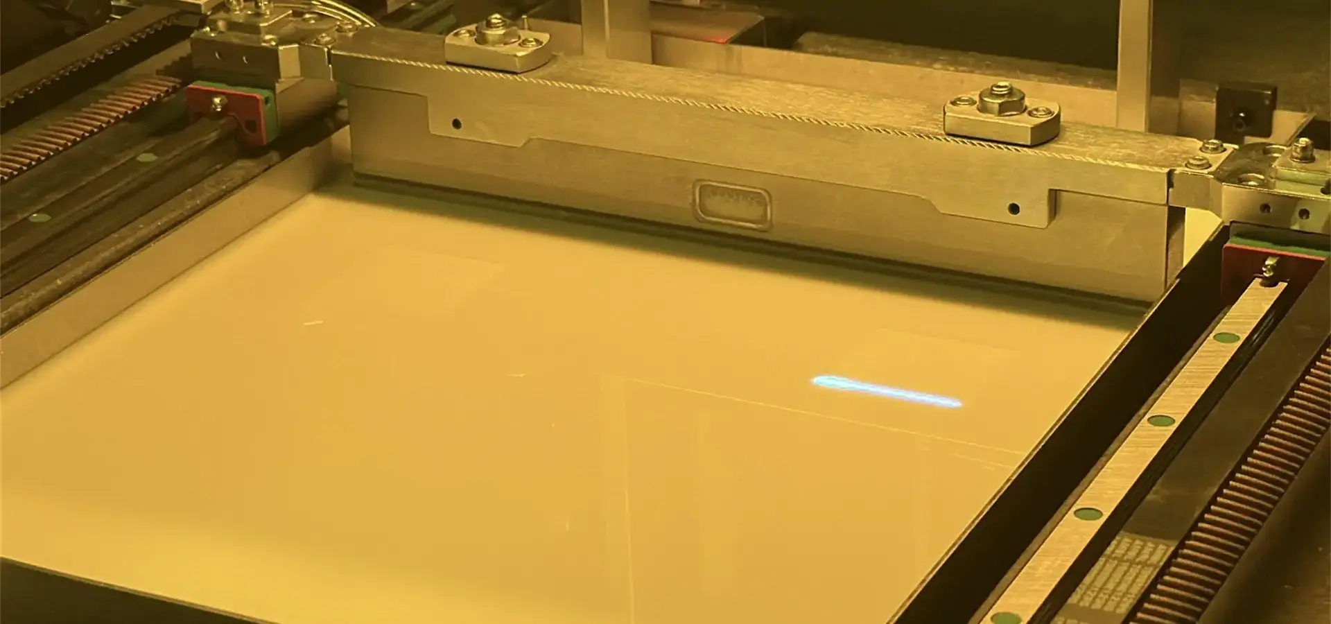 SLA 3D Printer working process with UV laser curing resin layer by layer