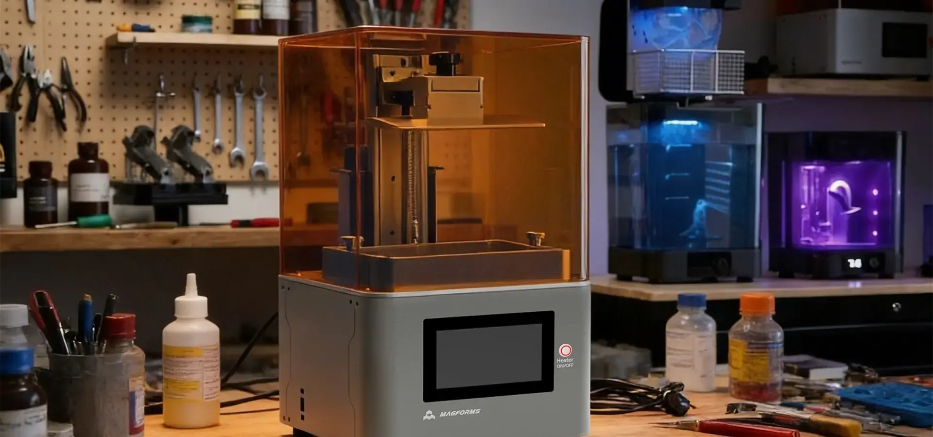 Budget SLA printer delivering high-detail resin prints in a small business setup Budget SLA printer delivering high-detail resin prints in a small business setup