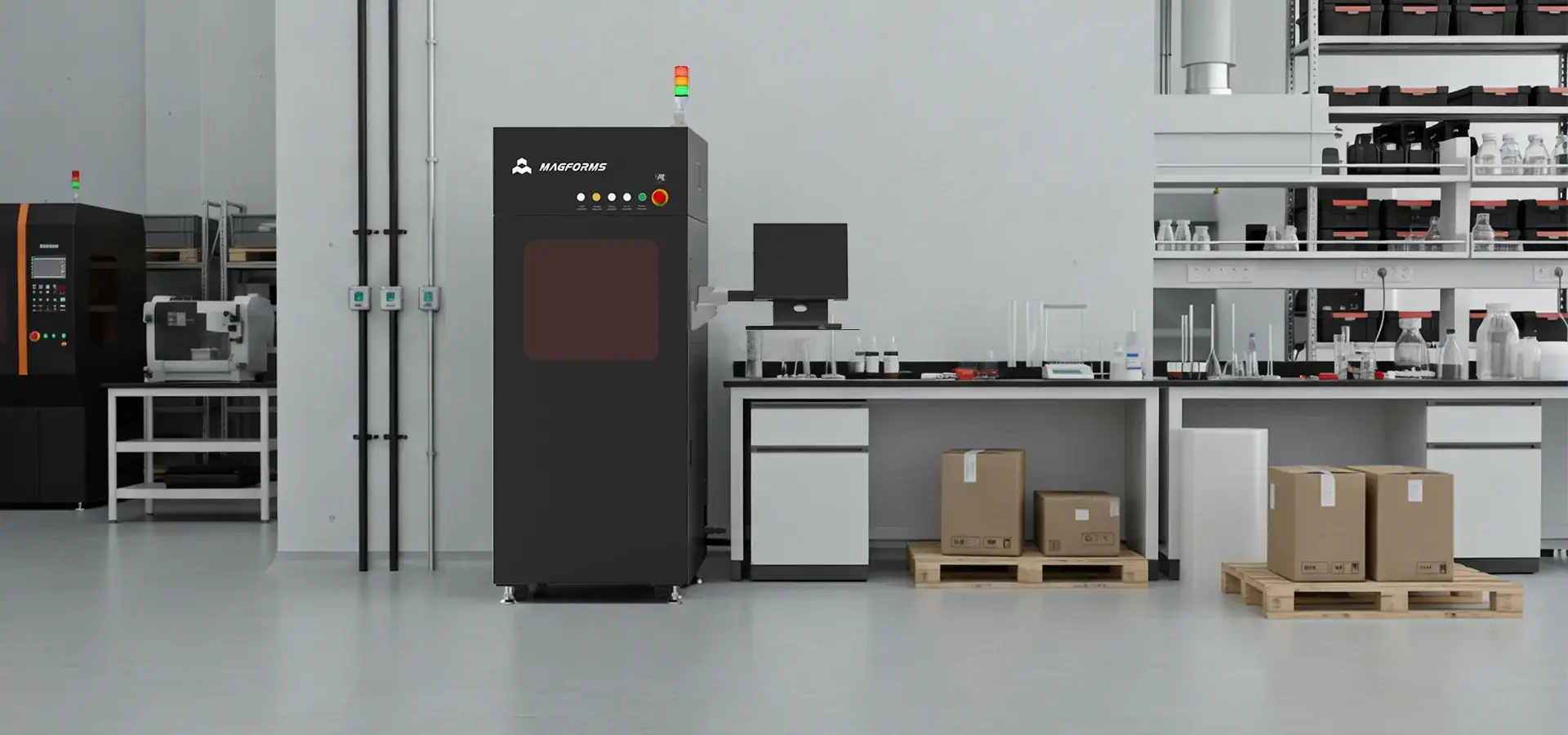 Industrial Stereolithography 3D printer with stable base and high precision laser system Industrial Stereolithography 3D printer with stable base and high precision laser system