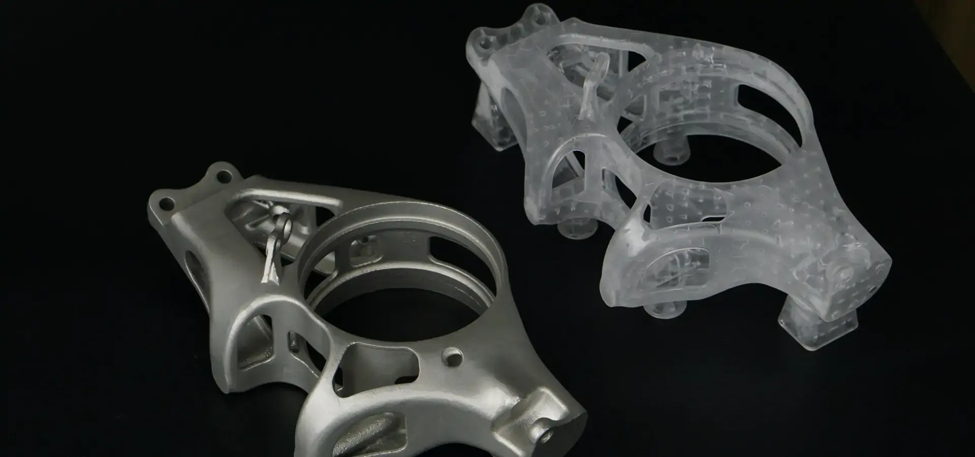 High-precision aerospace component produced by a Stereolithography 3D printer with 0.1 mm tolerance