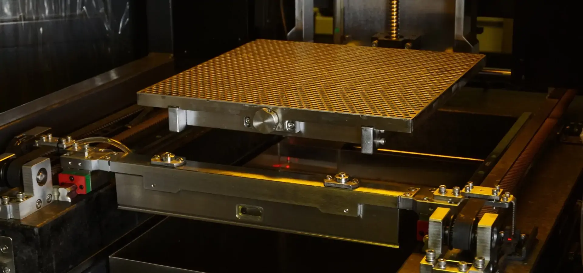 industrial components of 3D printer servo motor and linear rails