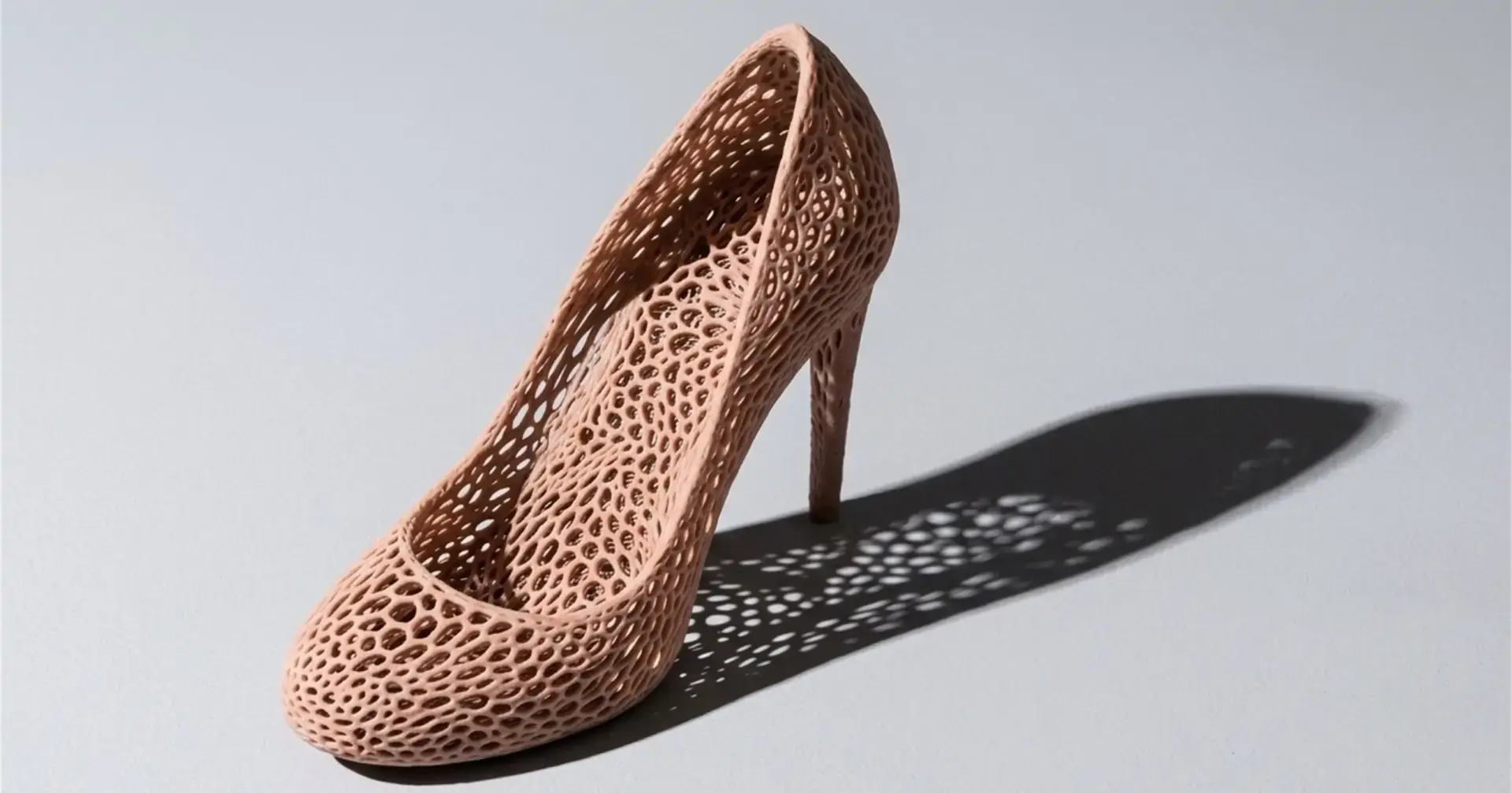 complex shoe mold geometry produced by professional 3D printer