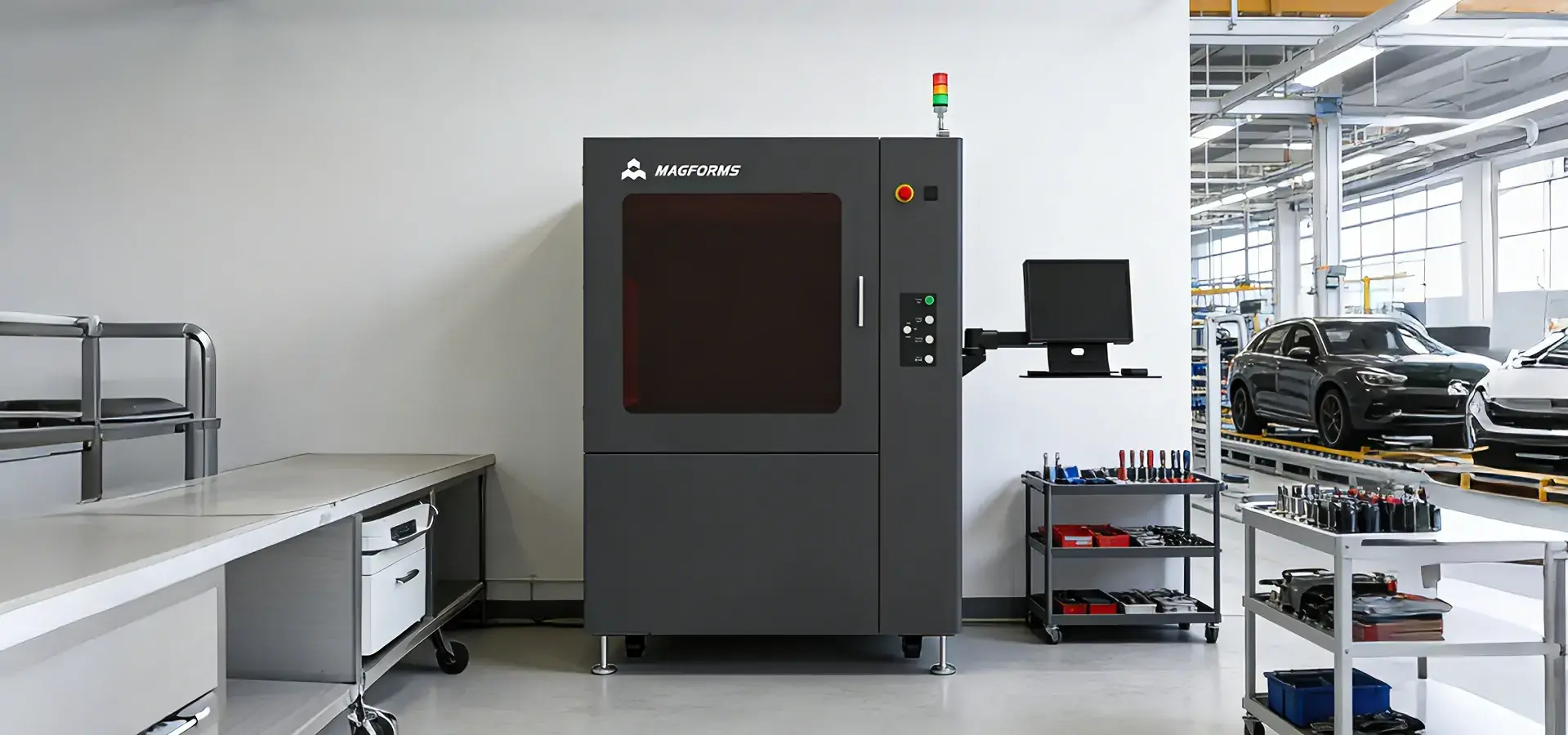 Large format Industrial SLA 3D printer used for high precision manufacturing