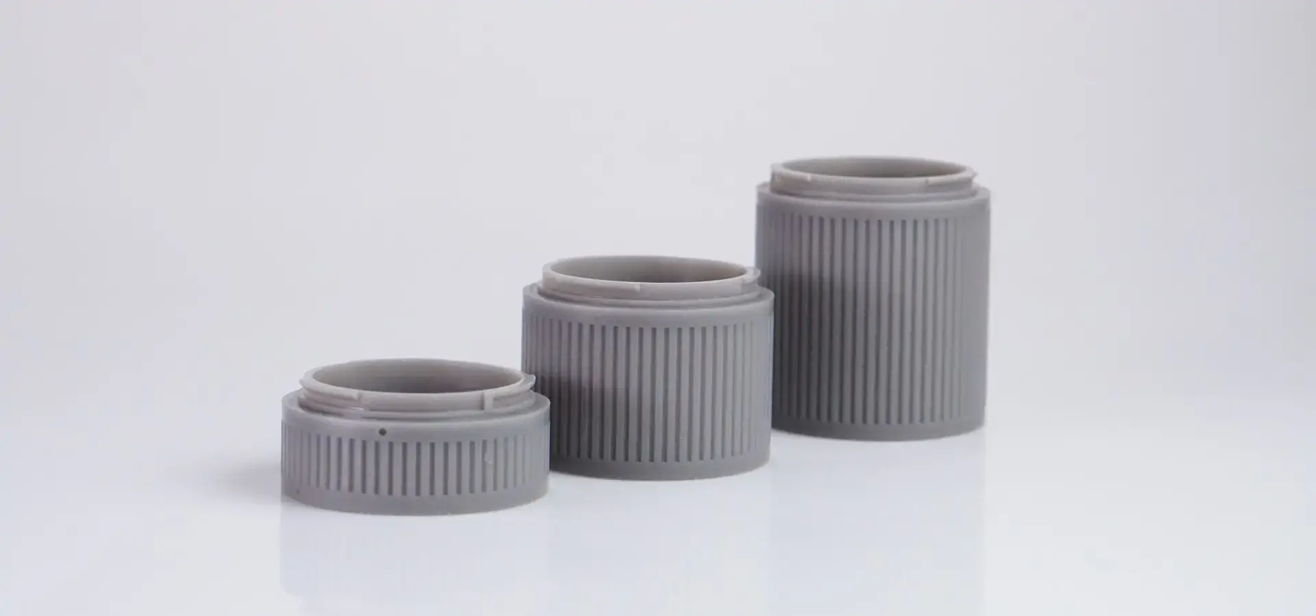 Surface finish comparison showing superior smoothness of Industrial SLA 3D printed parts