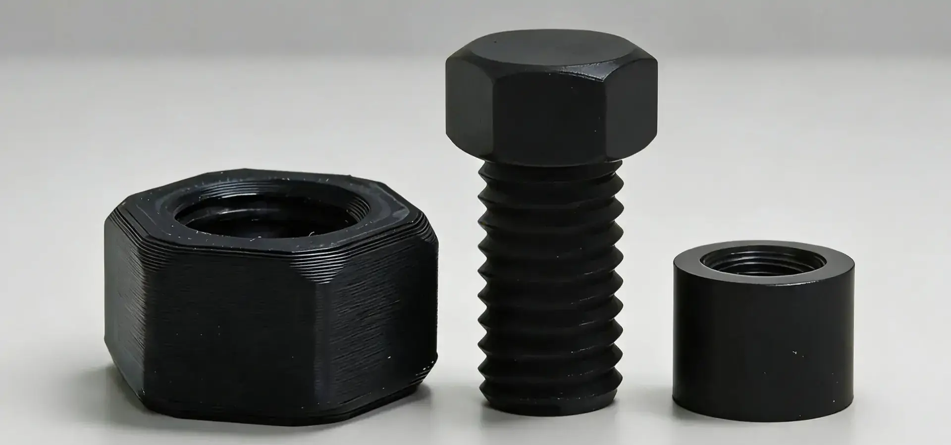 3D printed part showing layer lines and quality variation in low-cost printer