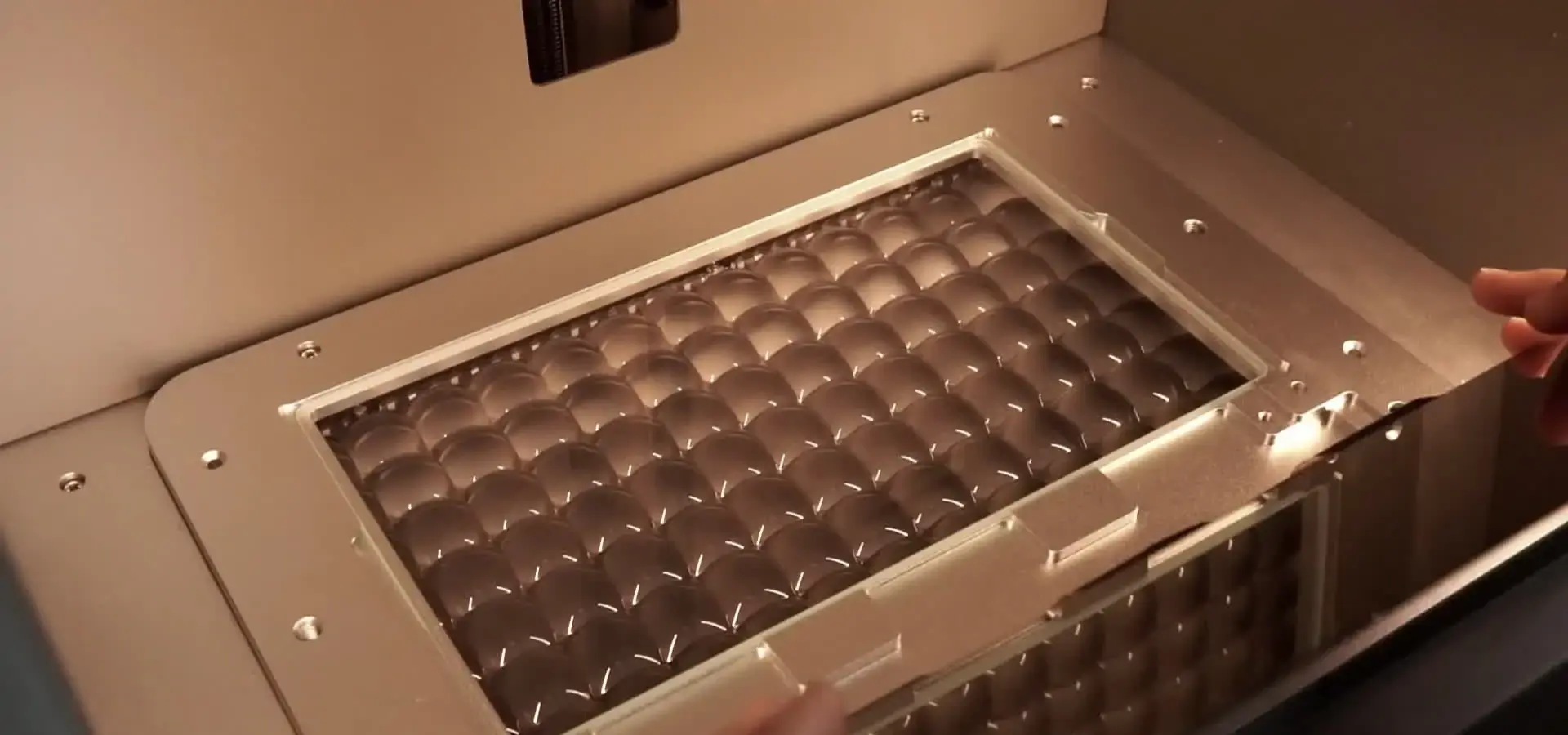 LCD resin 3D printer LED array ensuring uniform curing