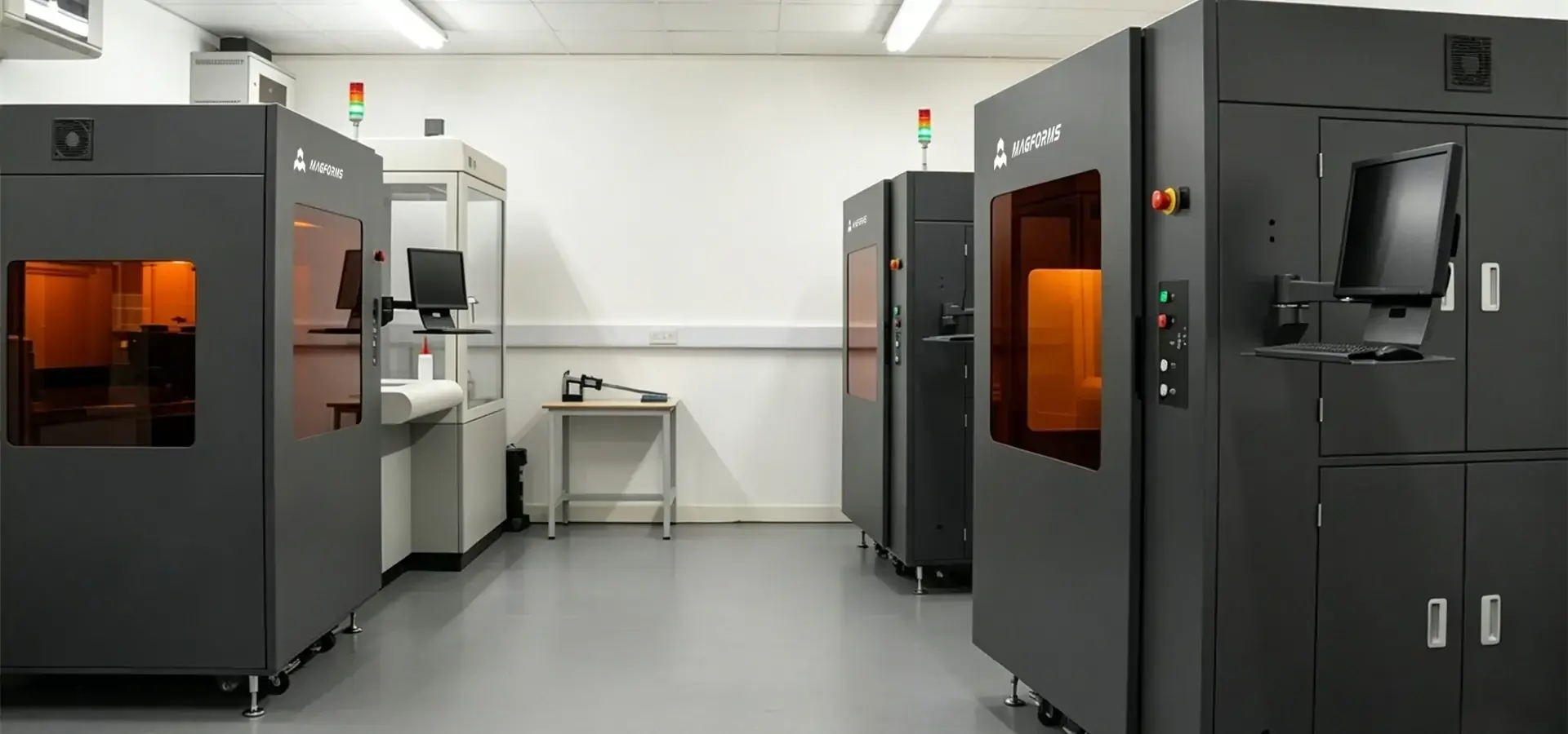 Industrial shoe 3D printer Magforms SL800 for high precision mold production