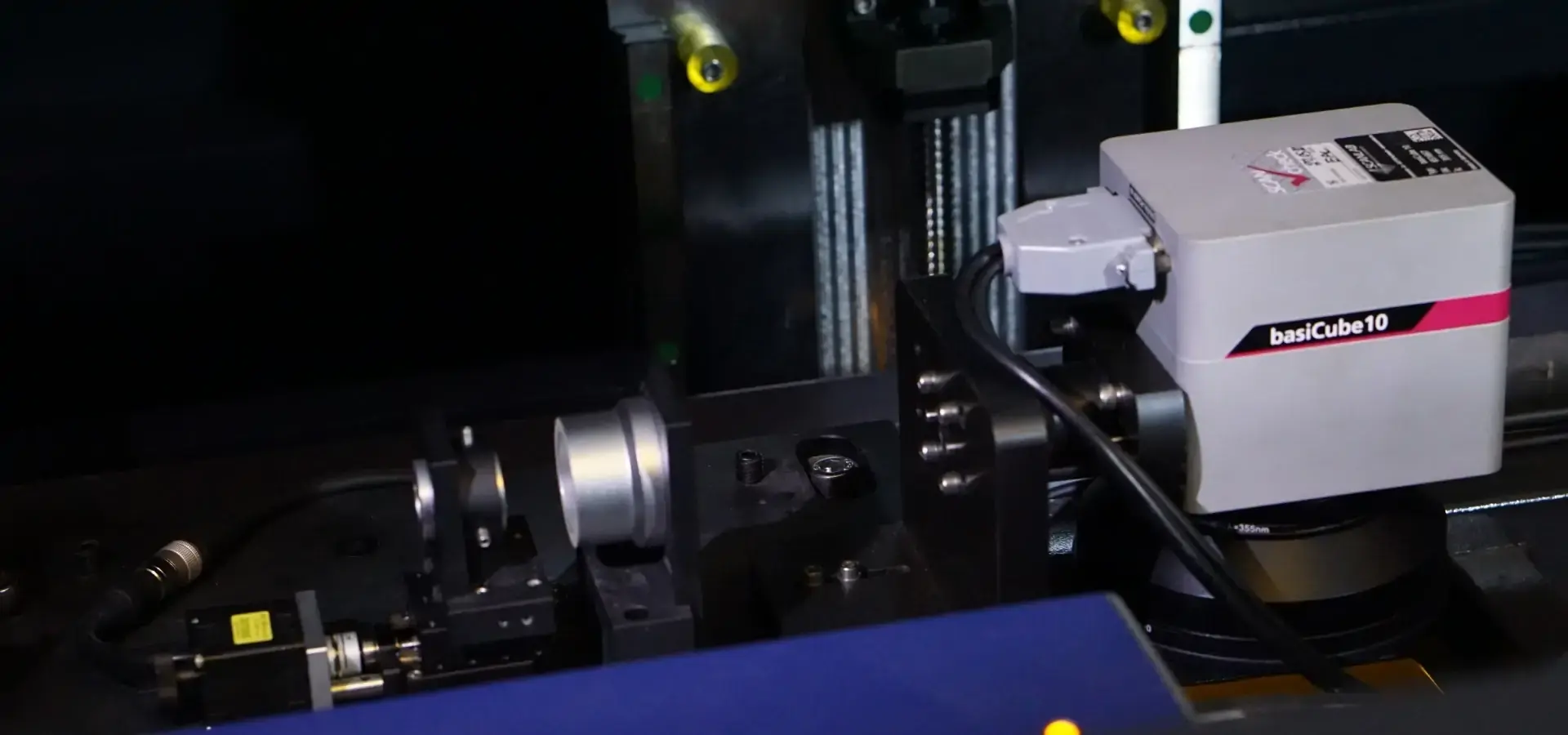 Laser galvanometer system used in large scale resin 3D printer for high precision scanning