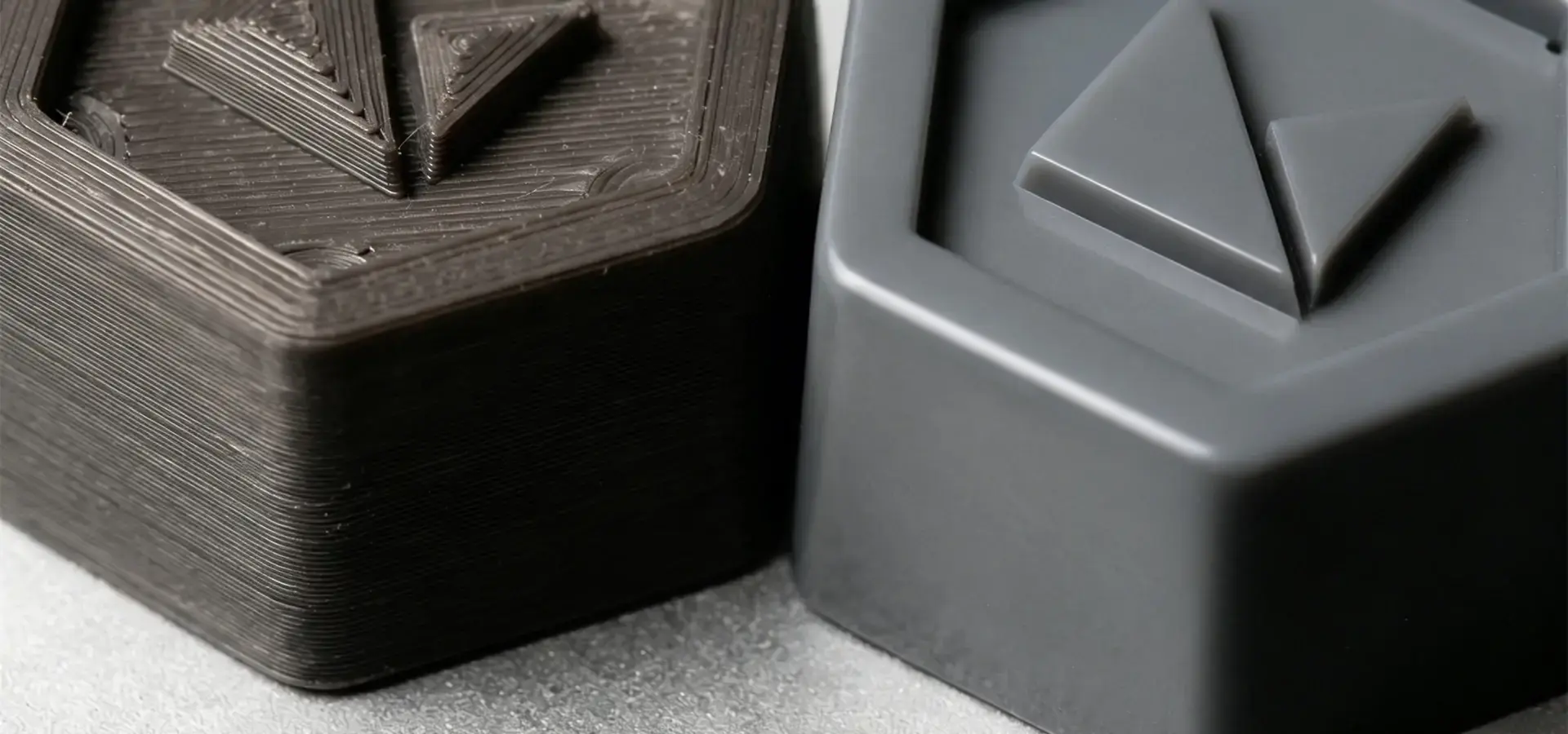 Surface quality comparison between resin and FDM 3D printing technologies