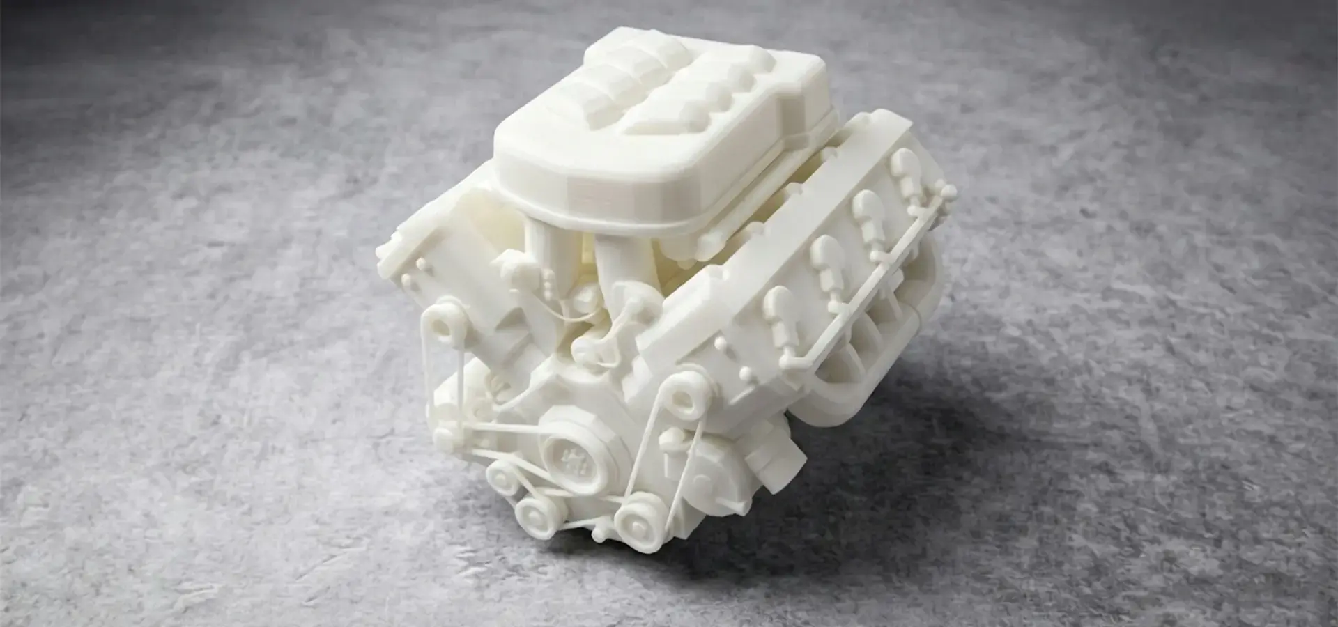 Industrial SLA 3D printer engineering resin parts used in automotive functional testing  