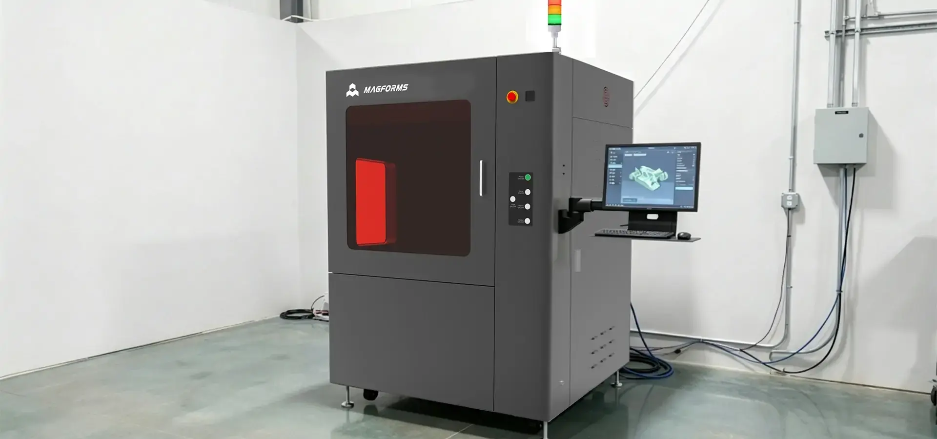 Industrial production environment using Resin printer systems