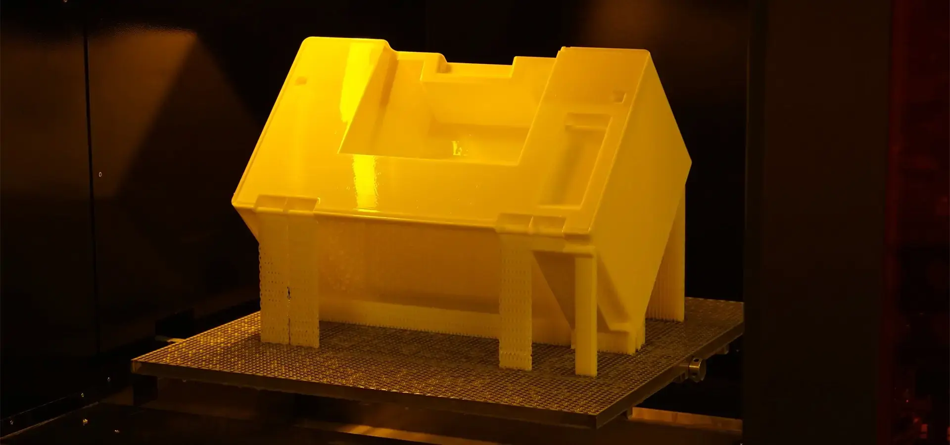 Industrial SLA 3D Printer producing high-precision functional parts Industrial SLA 3D Printer producing high-precision functional parts