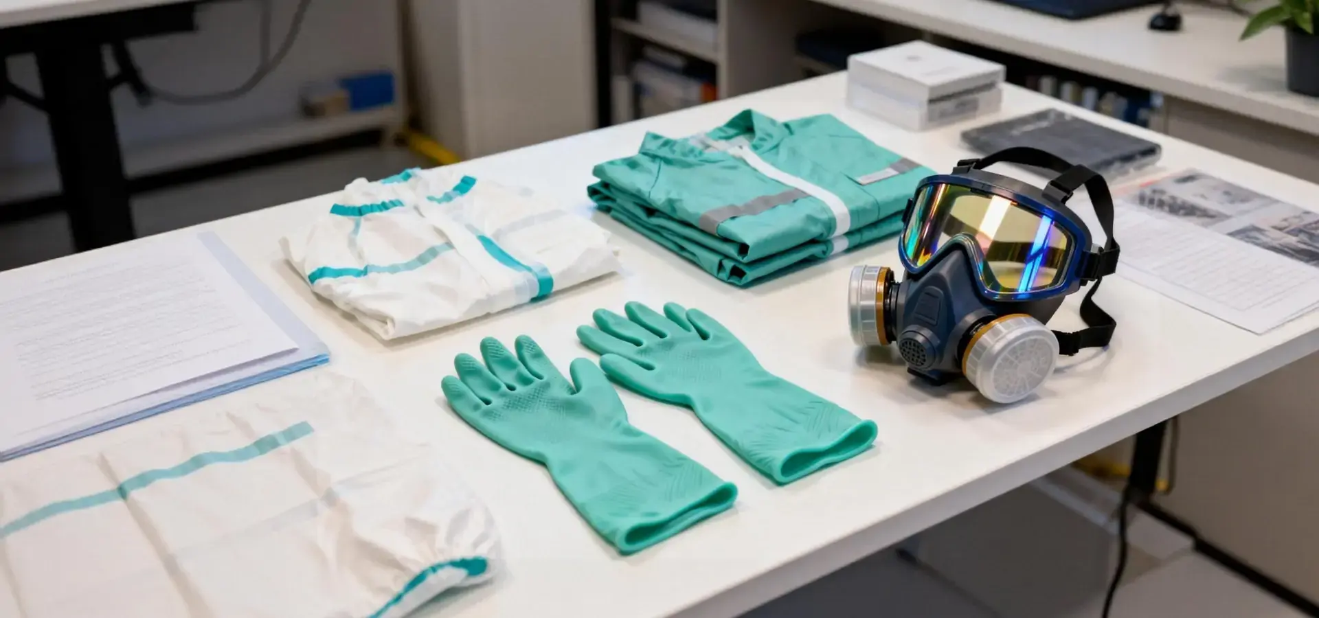 Protective equipment for resin printing including gloves and ventilation system Protective equipment for resin printing including gloves and ventilation system