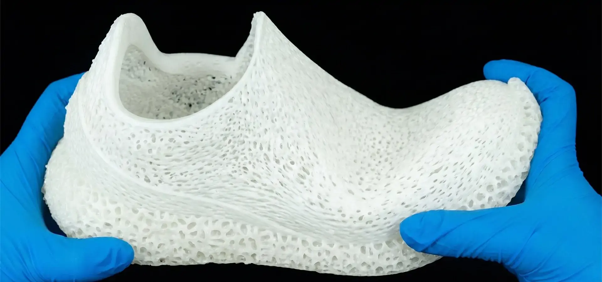 lattice structure midsole produced by shoe 3D printer lattice structure midsole produced by shoe 3D printer