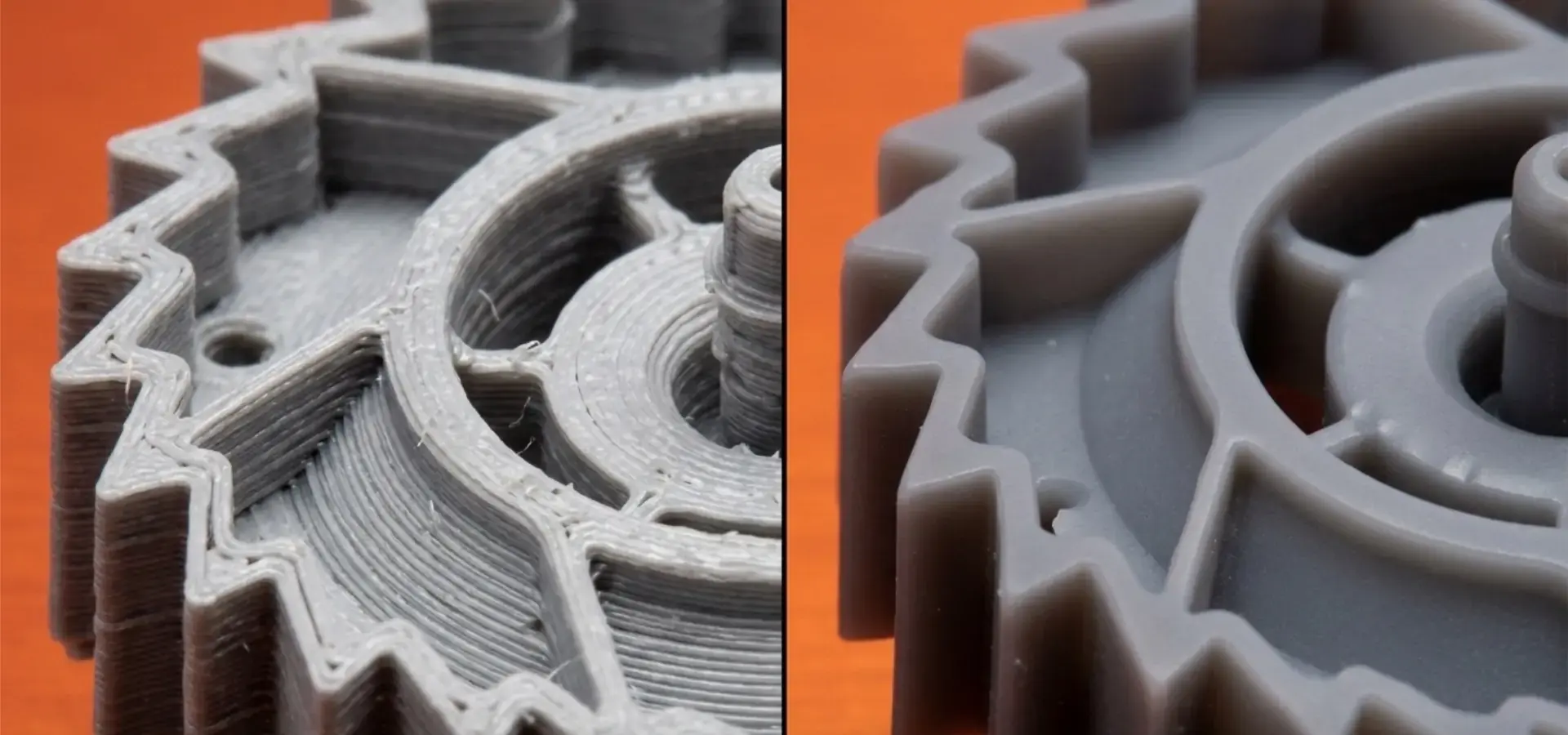 Surface quality comparison between SLA and FDM 3D printing Surface quality comparison between SLA and FDM 3D printing