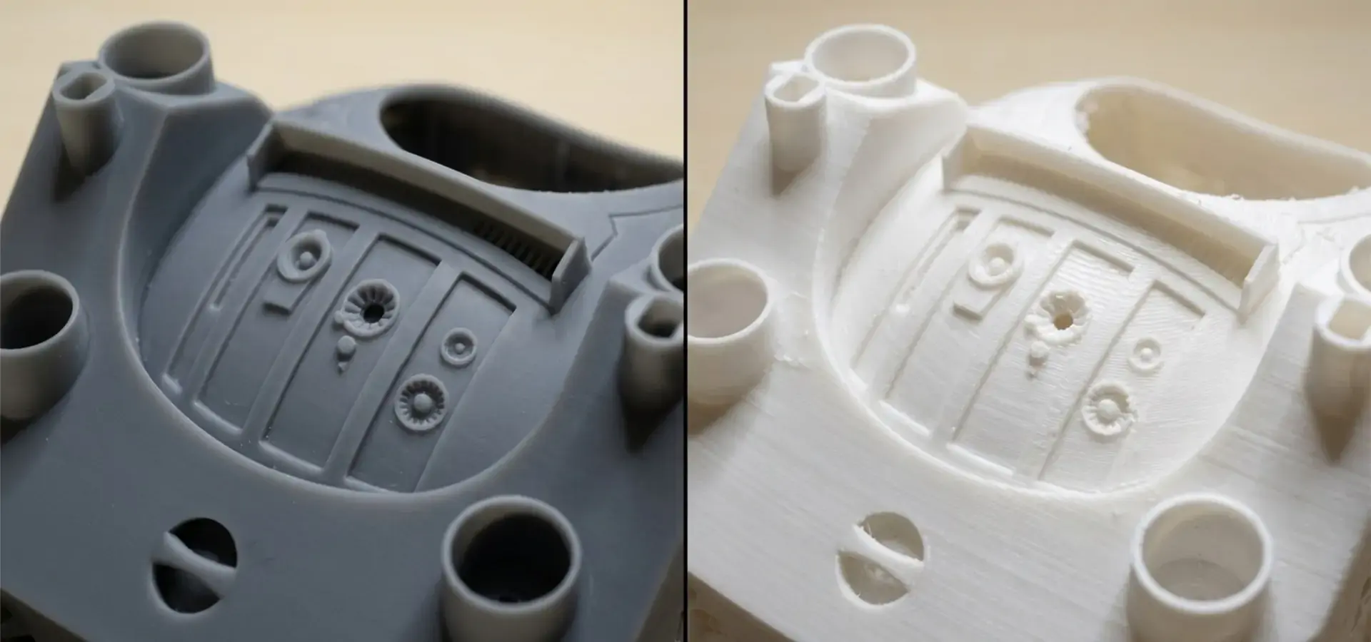 Low cost SLA printer vs FDM 3D printing comparison