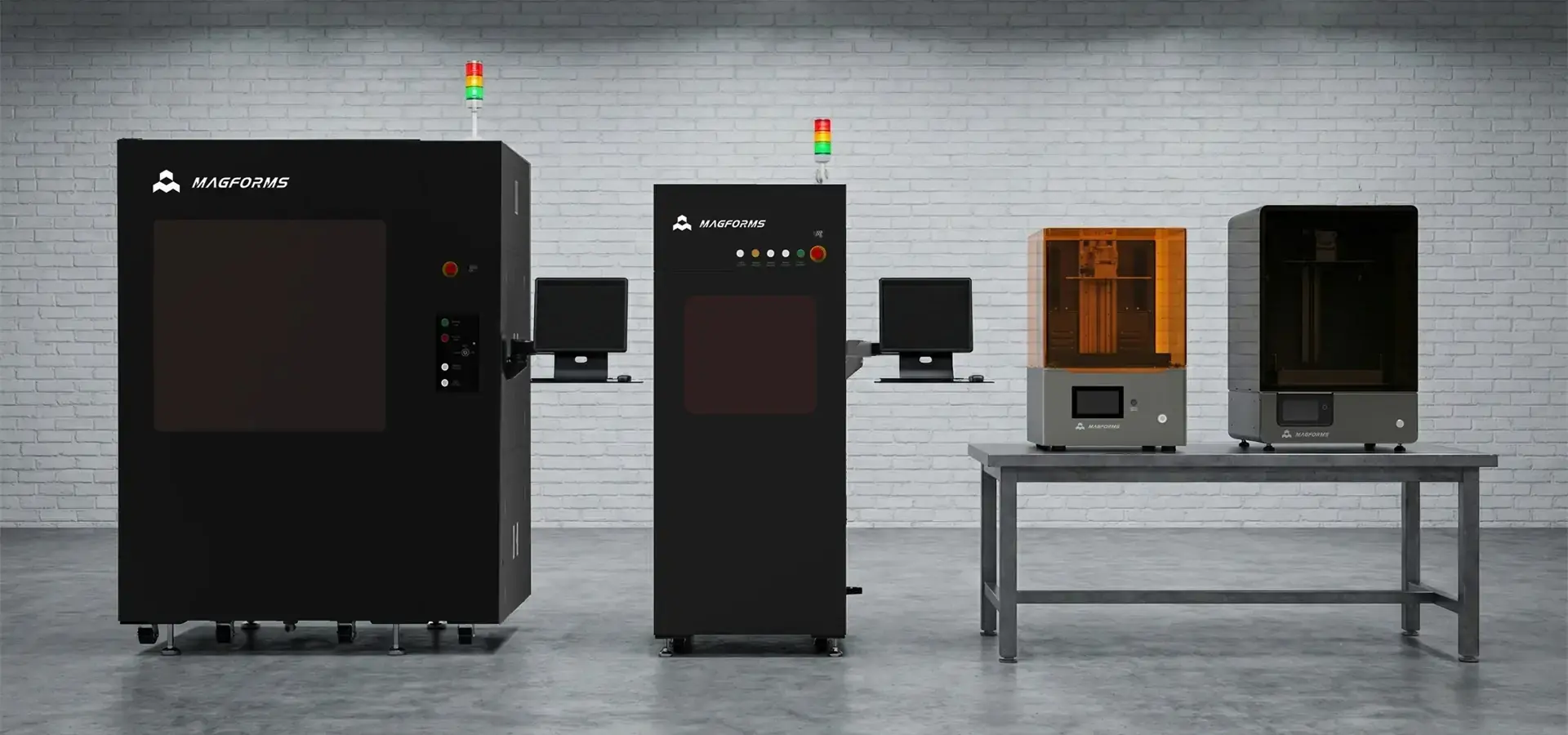 China resin 3D printer comparison between industrial SLA and desktop LCD systems