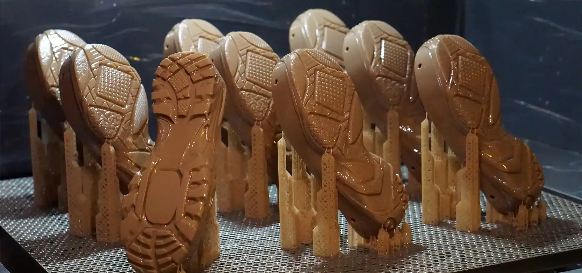 Industrial SLA Shoe 3D printer producing high-precision footwear components