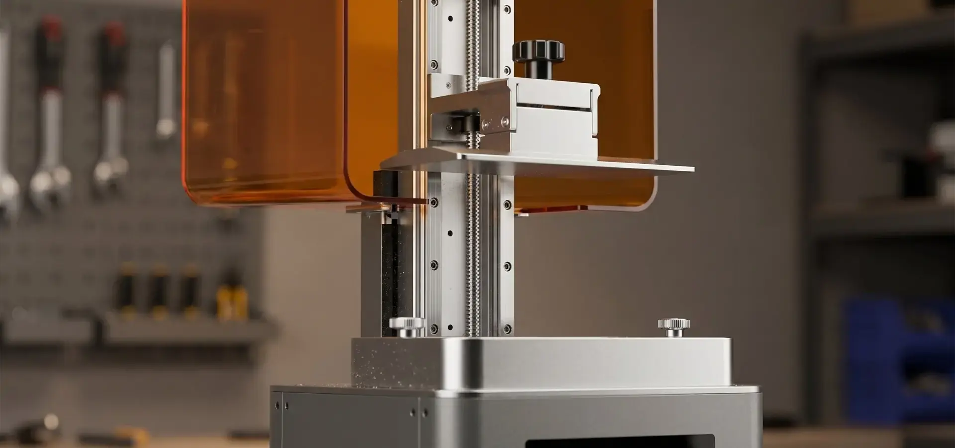Fast resin 3D printer with monochrome LCD technology for high-speed precision printing