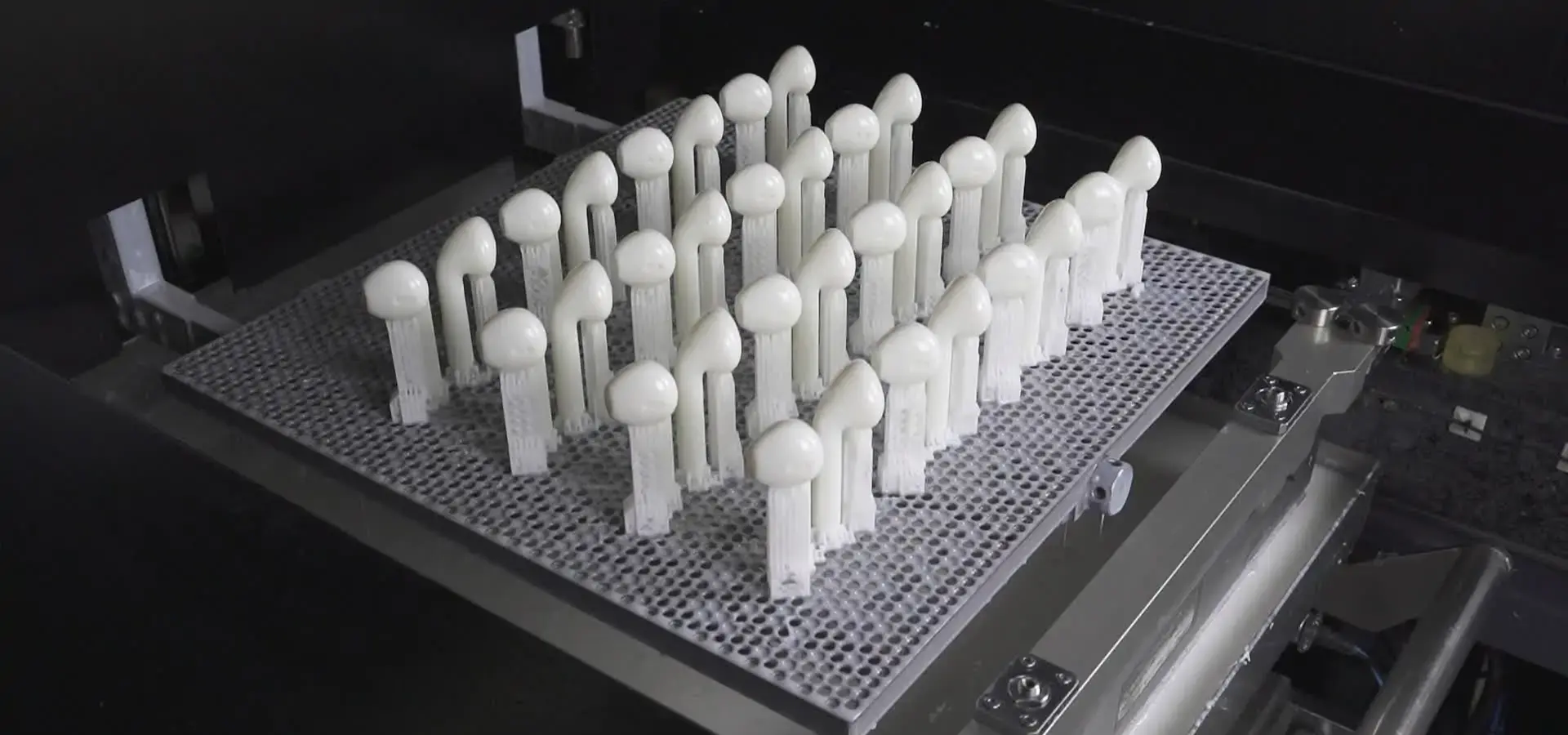 Large engineering prototype produced using a stereolithography 3D printer Large engineering prototype produced using a stereolithography 3D printer