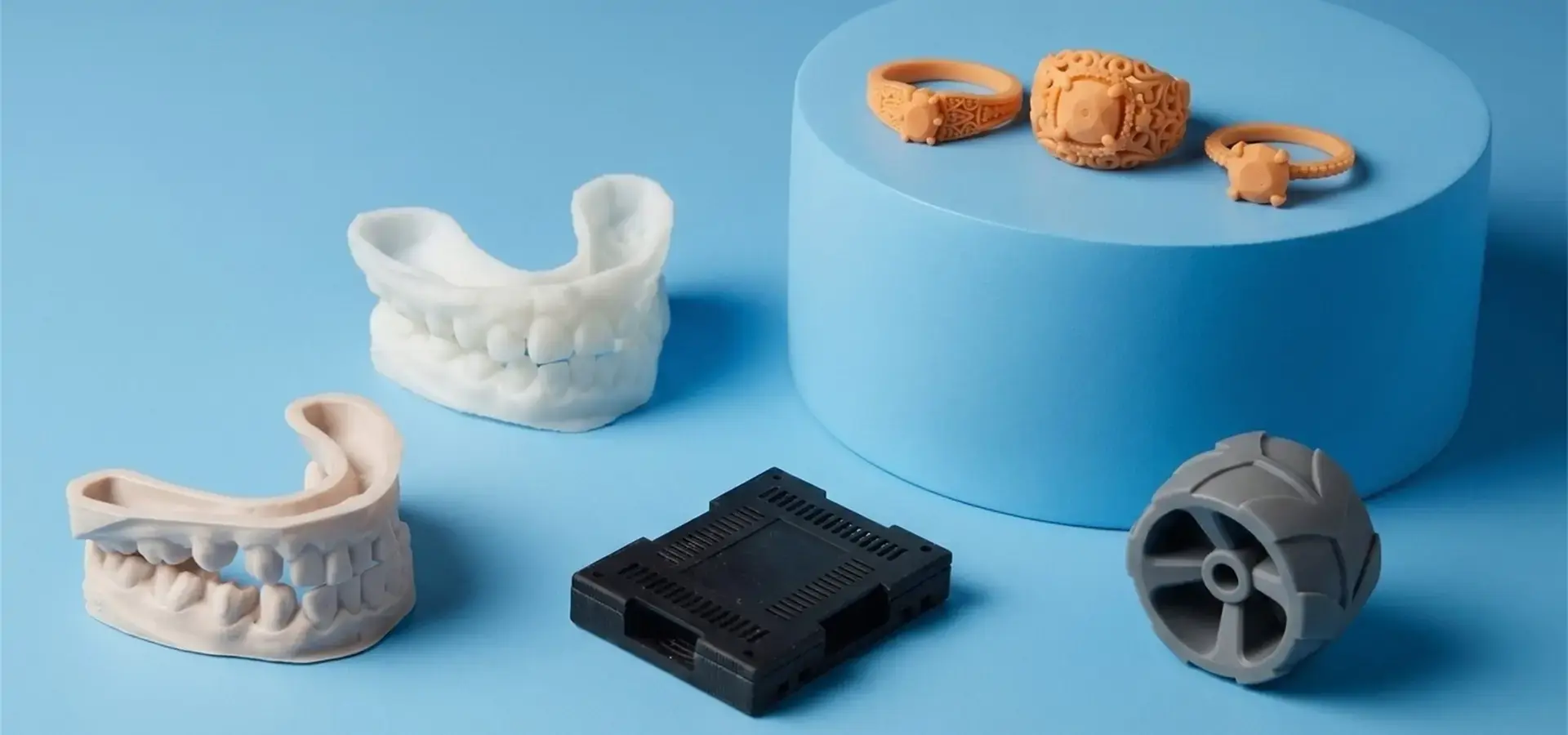 Industrial applications of stereolithography 3D printer materials in automotive dental and jewelry manufacturing