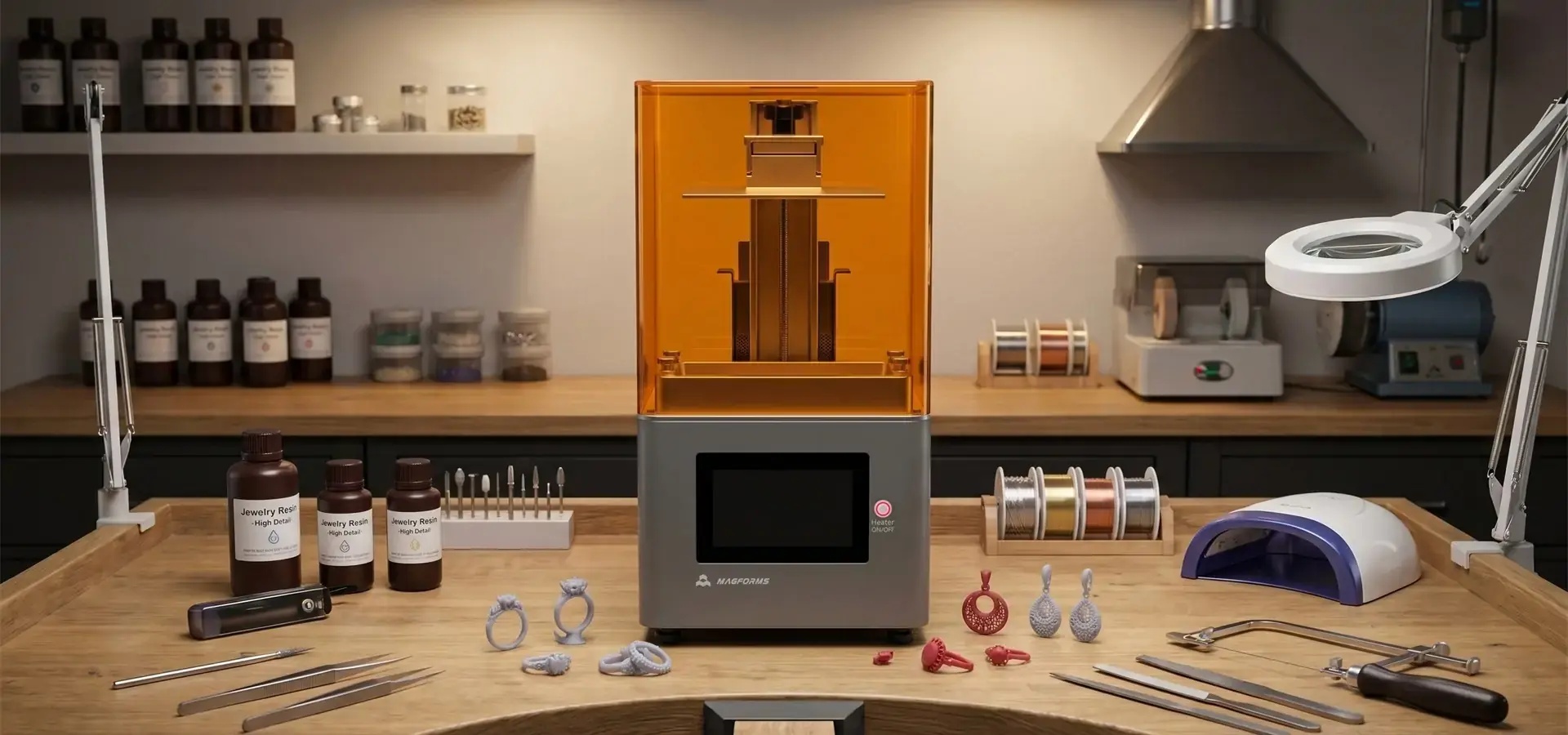 Desktop 3D printer Magforms P7 Pro overview