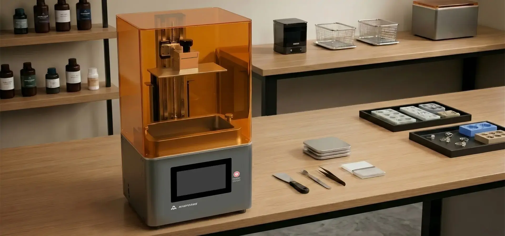 P7 Pro Desktop 3D printer front view