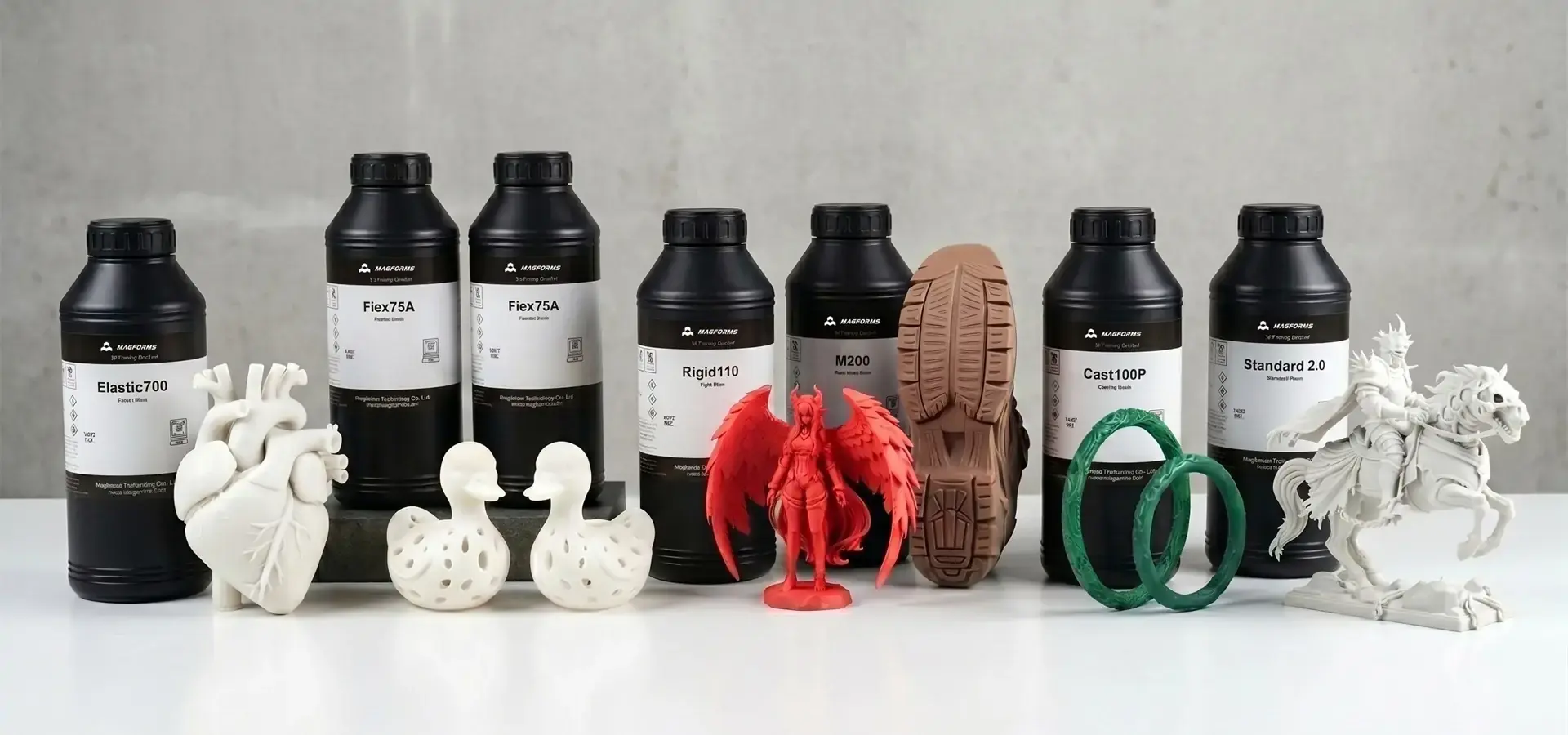 Variety of resins for Desktop 3D printer Variety of resins for Desktop 3D printer