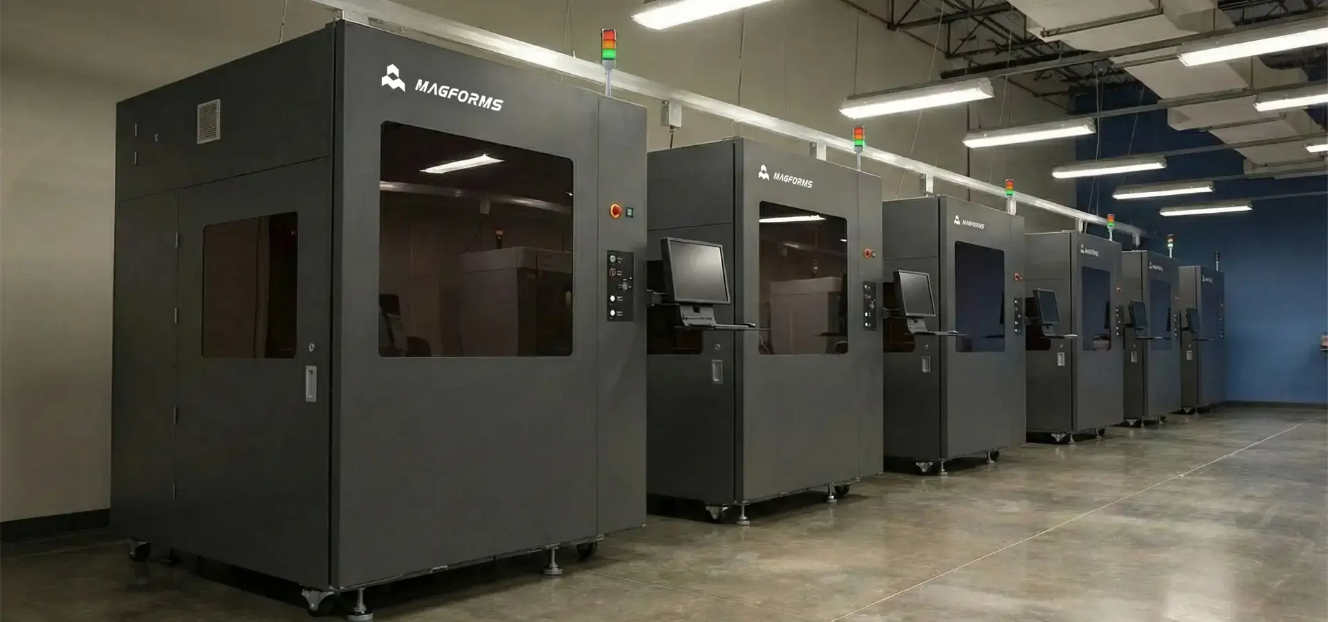 Big format SLA 3D printer operating in an industrial manufacturing workshop Big format SLA 3D printer operating in an industrial manufacturing workshop