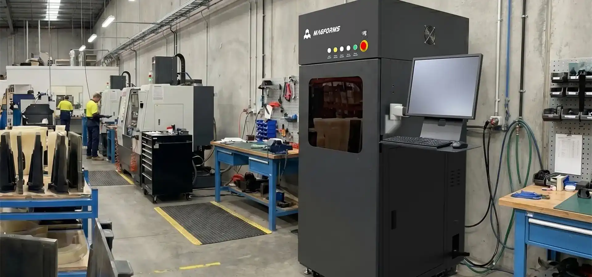 Industrial Chinese SLA 3D printer used for high-precision manufacturing applications