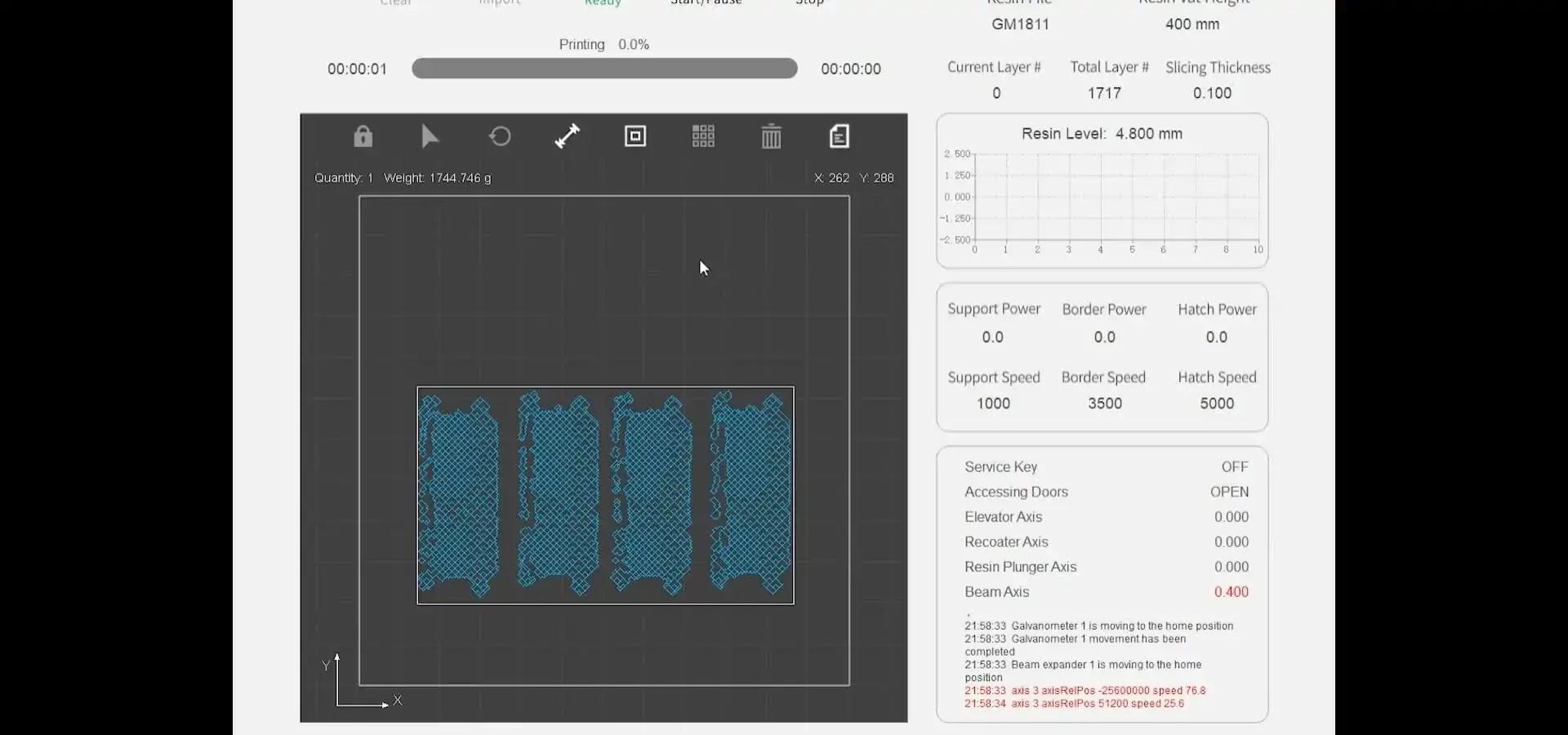 AI-assisted monitoring system for industrial Chinese SLA 3D printer AI-assisted monitoring system for industrial Chinese SLA 3D printer