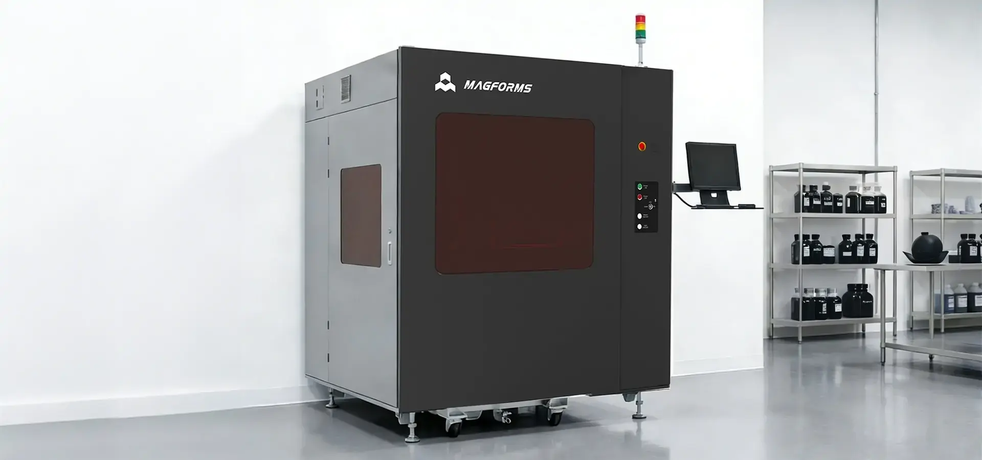 Big format SLA 3D printer system with large build volume for industrial manufacturing