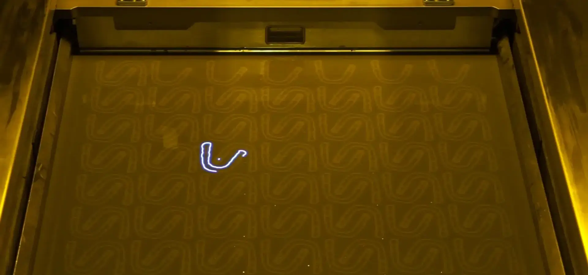 Variable spot laser scanning pattern on an industrial SLA 3D printer for fine features and fast infill