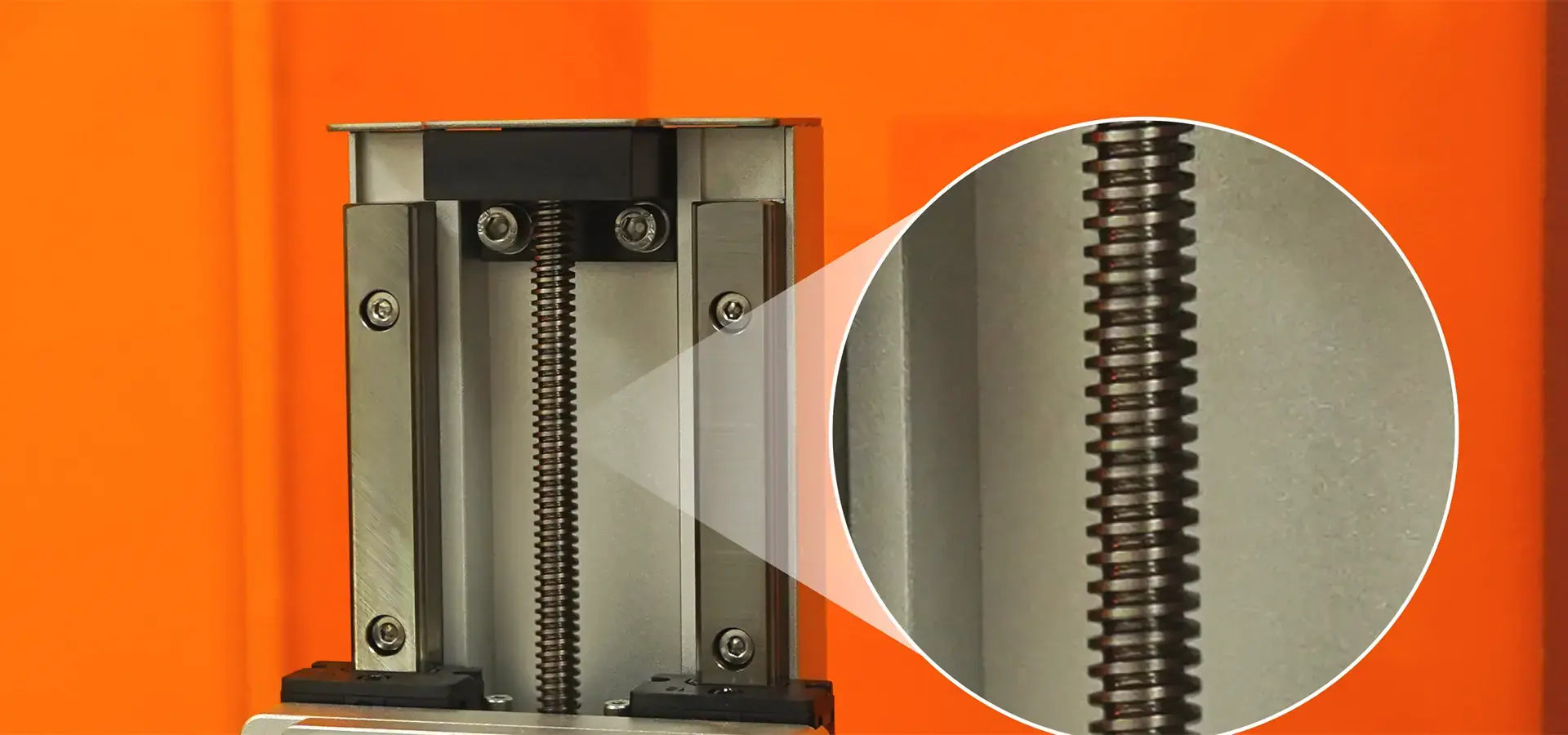LCD MSLA fast resin 3D printer structure with precision Z-axis system
