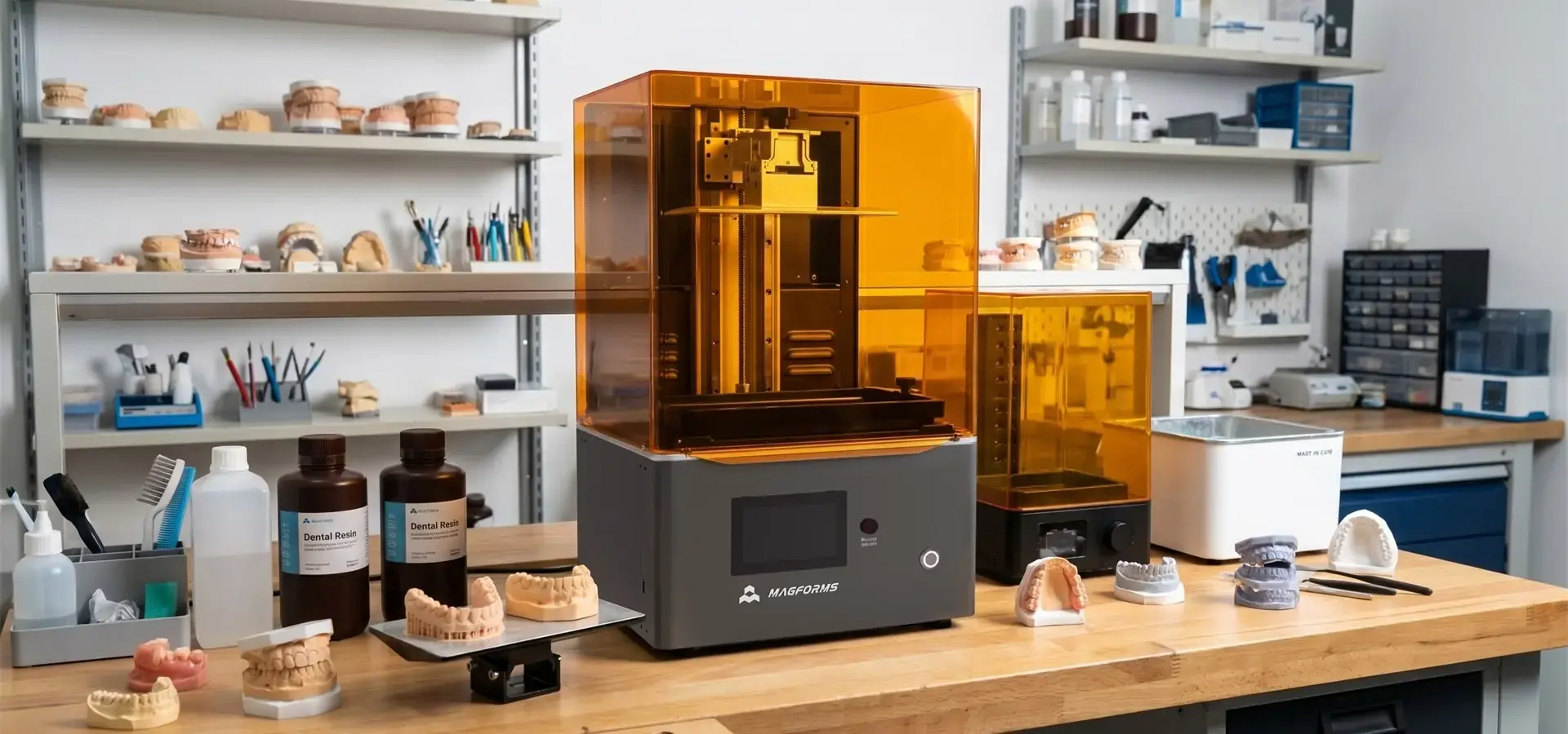 Magforms LCD dental 3D printer for professional dental model production Magforms LCD dental 3D printer for professional dental model production