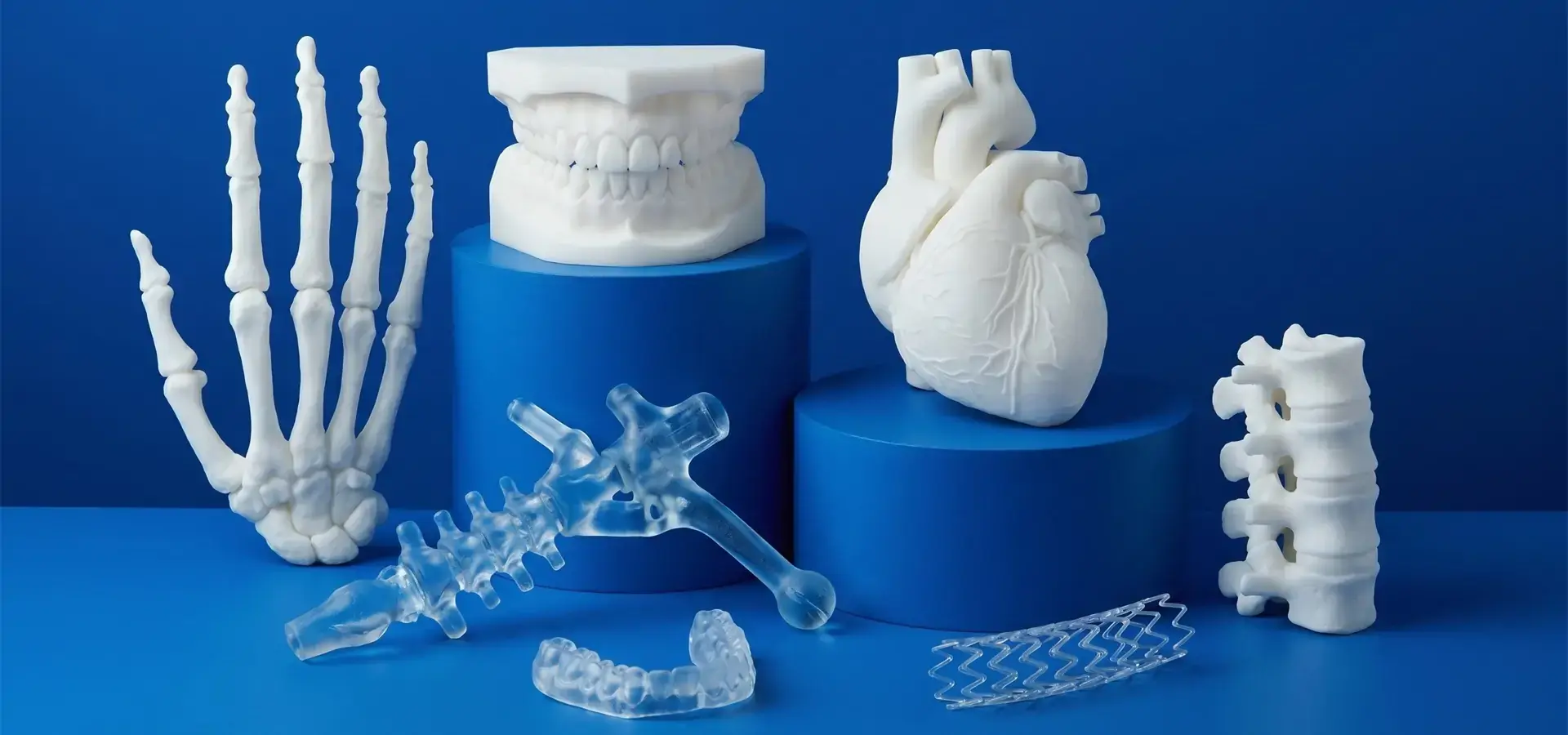 Medical device prototype produced with an Industrial SLA 3D printer Medical device prototype produced with an Industrial SLA 3D printer